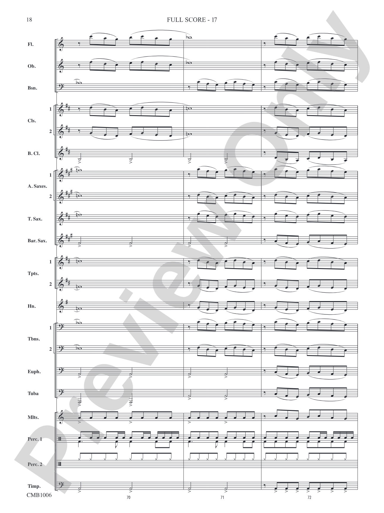 Turbulence: Concert Band Conductor Score & Parts