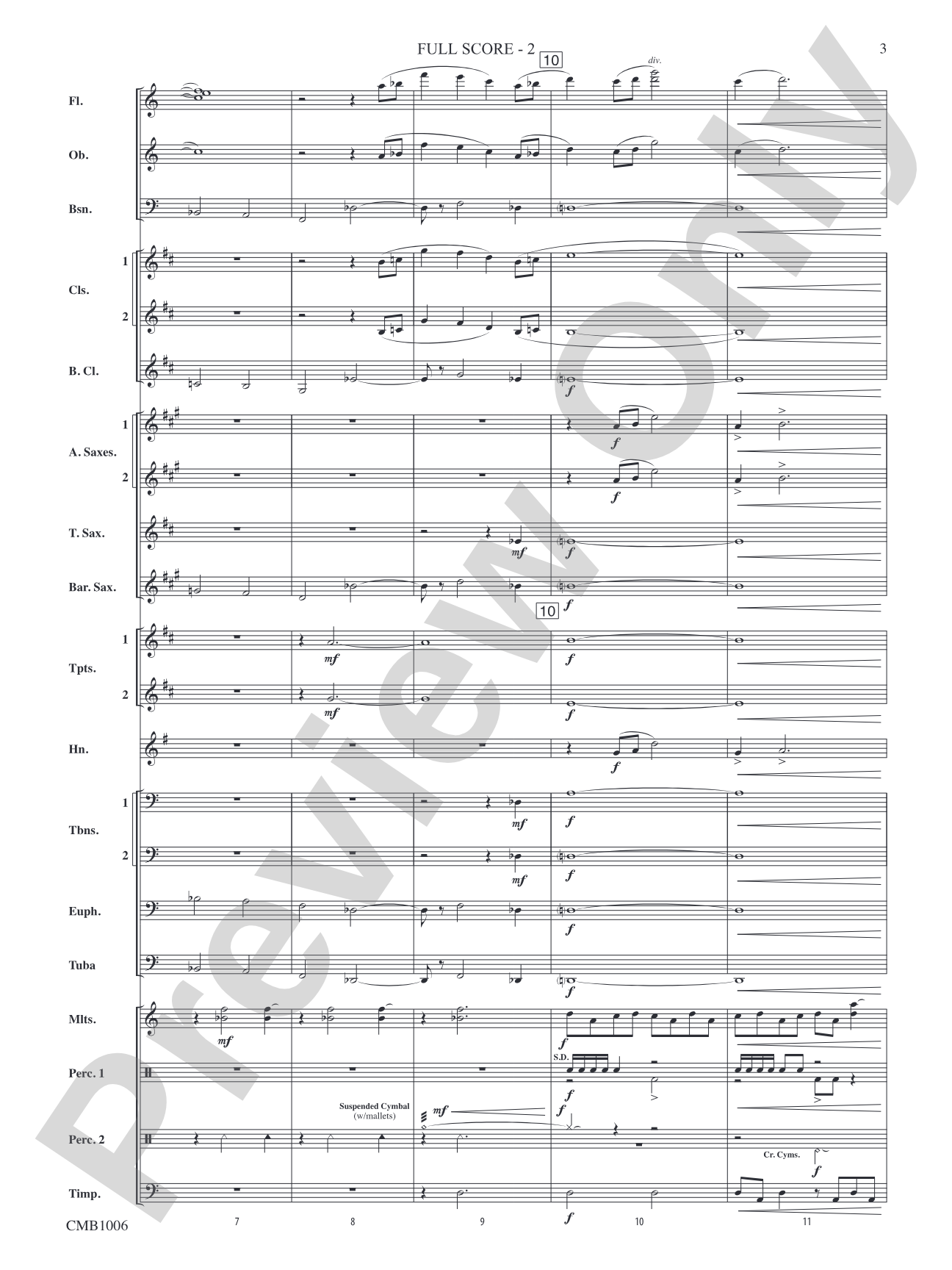 Turbulence: Concert Band Conductor Score & Parts