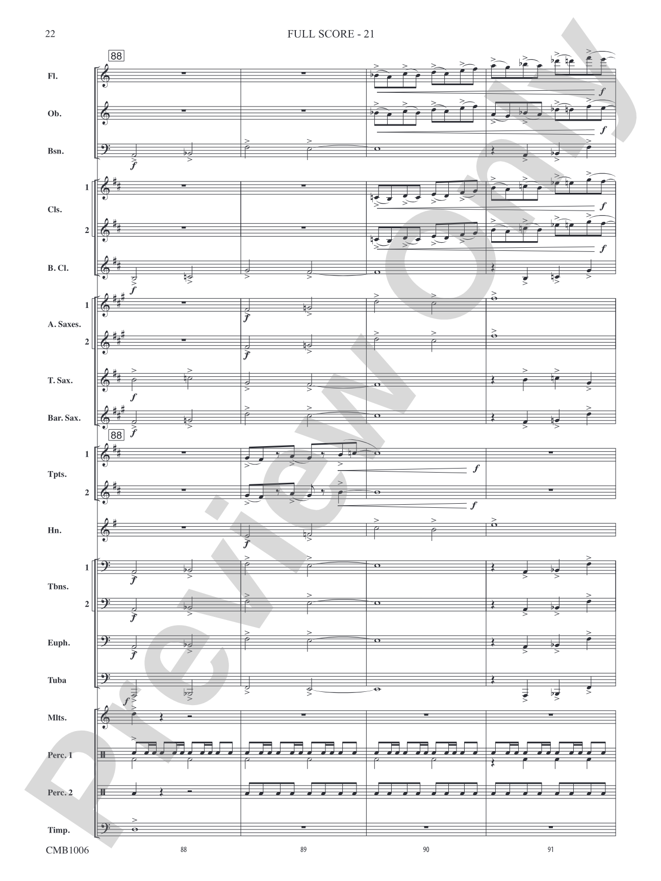 Turbulence: Concert Band Conductor Score & Parts
