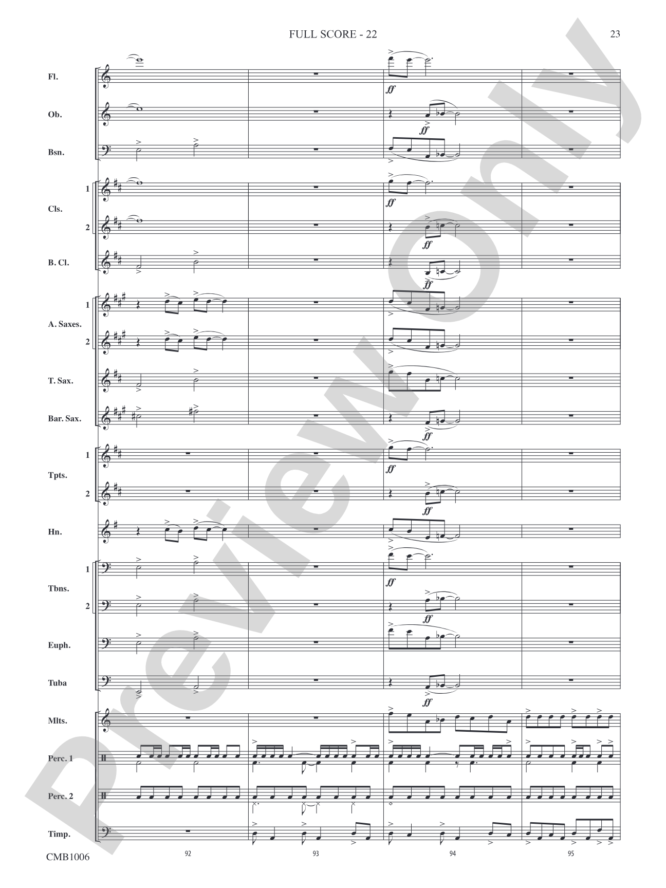 Turbulence: Concert Band Conductor Score & Parts