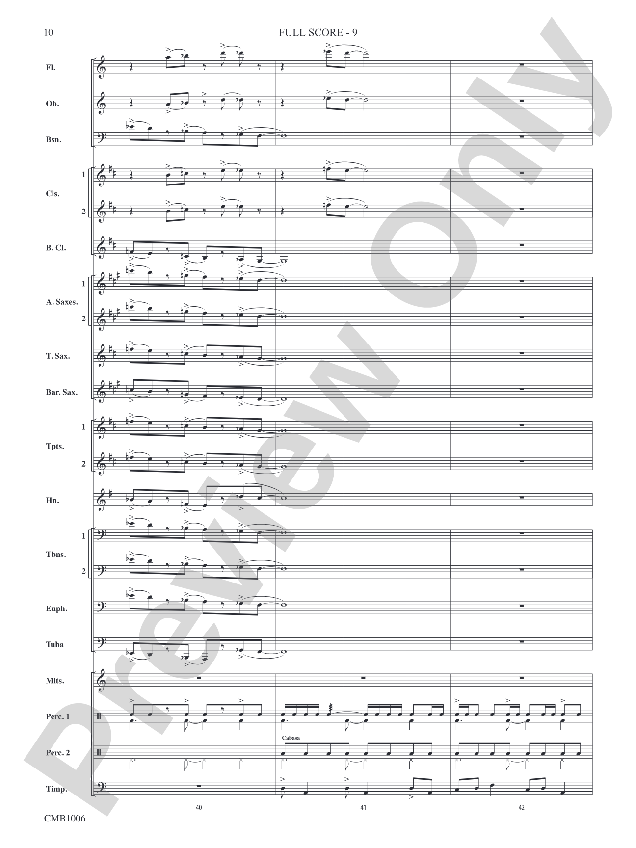 Turbulence: Concert Band Conductor Score & Parts
