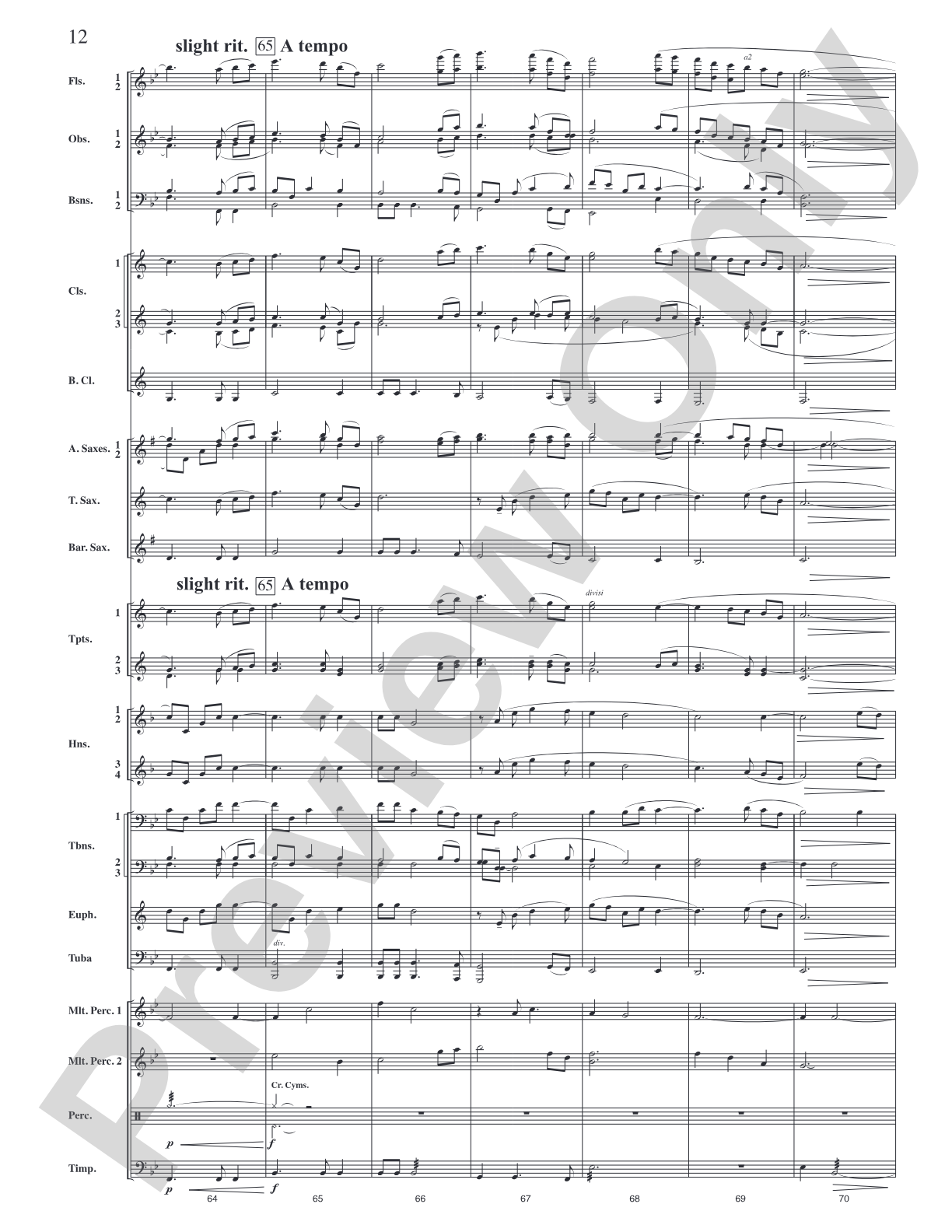 If I Should Go: Concert Band Conductor Score & Parts