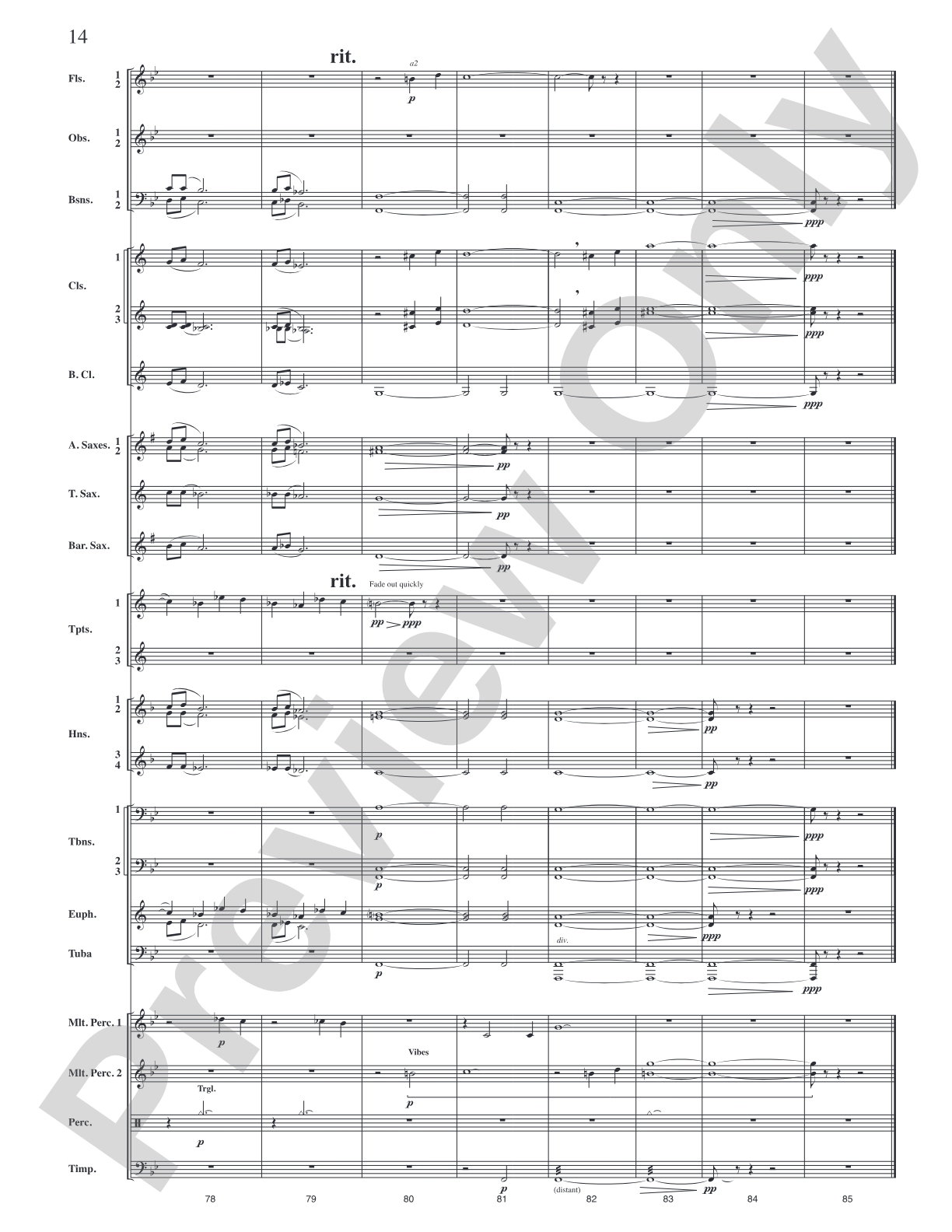 If I Should Go: Concert Band Conductor Score & Parts