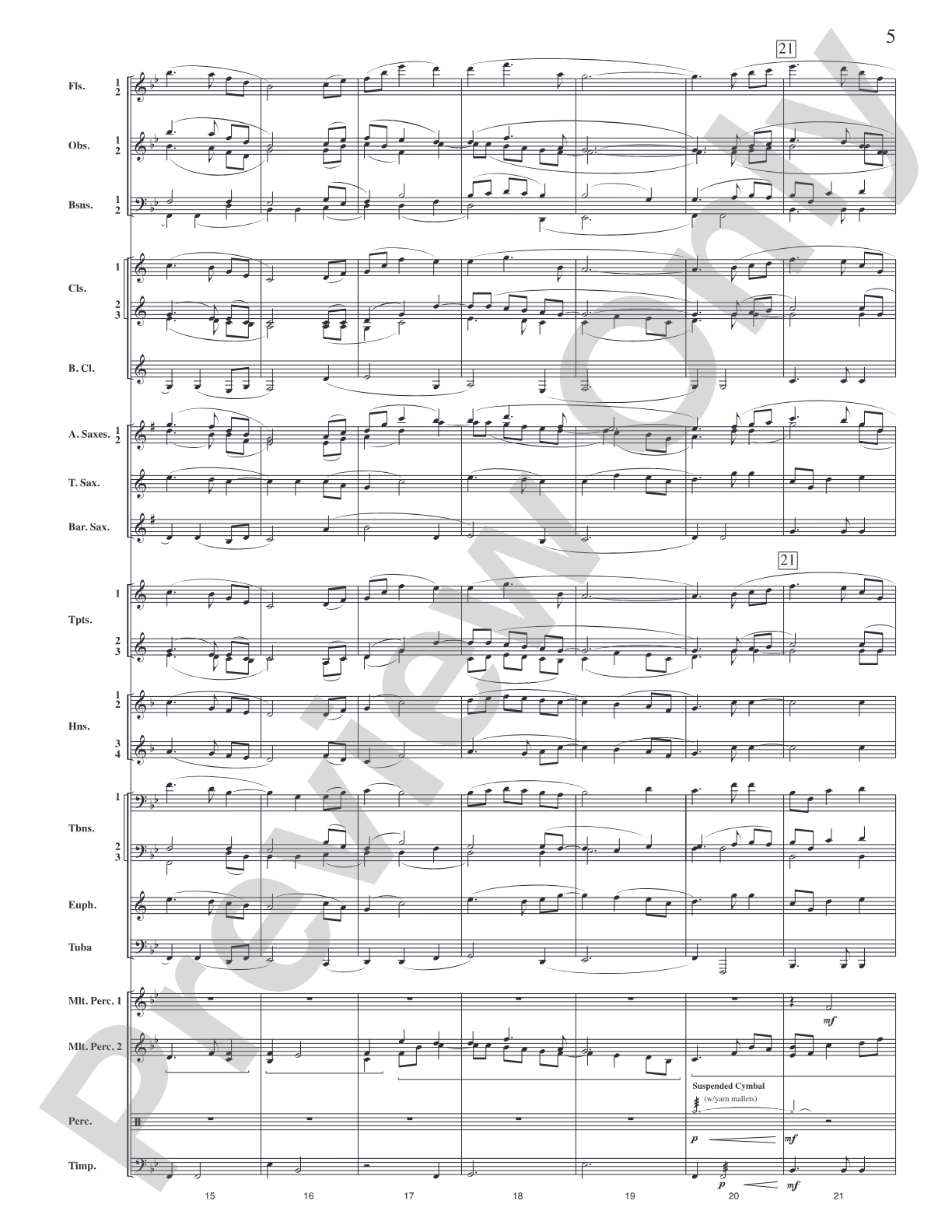 If I Should Go: Concert Band Conductor Score & Parts