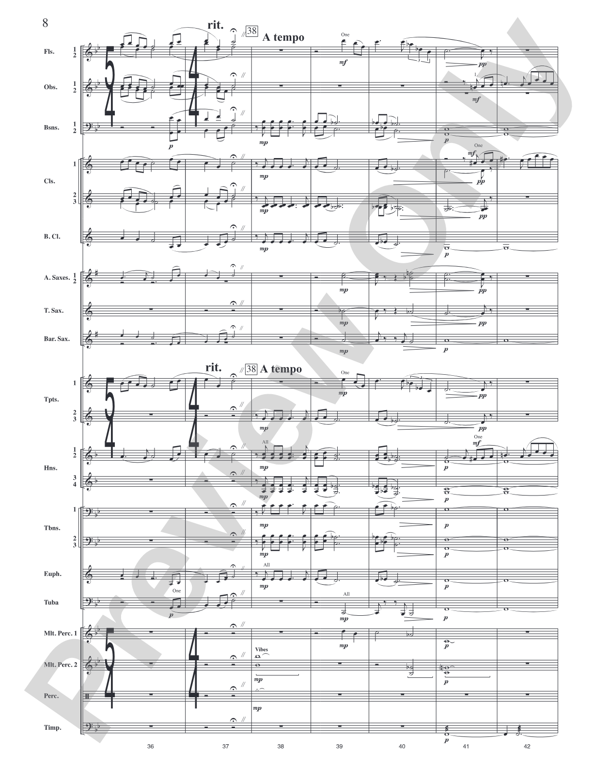 If I Should Go: Concert Band Conductor Score & Parts