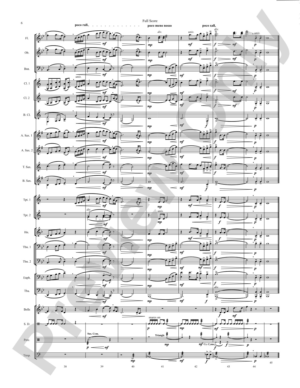 Dunbar 1838: Concert Band Conductor Score & Parts