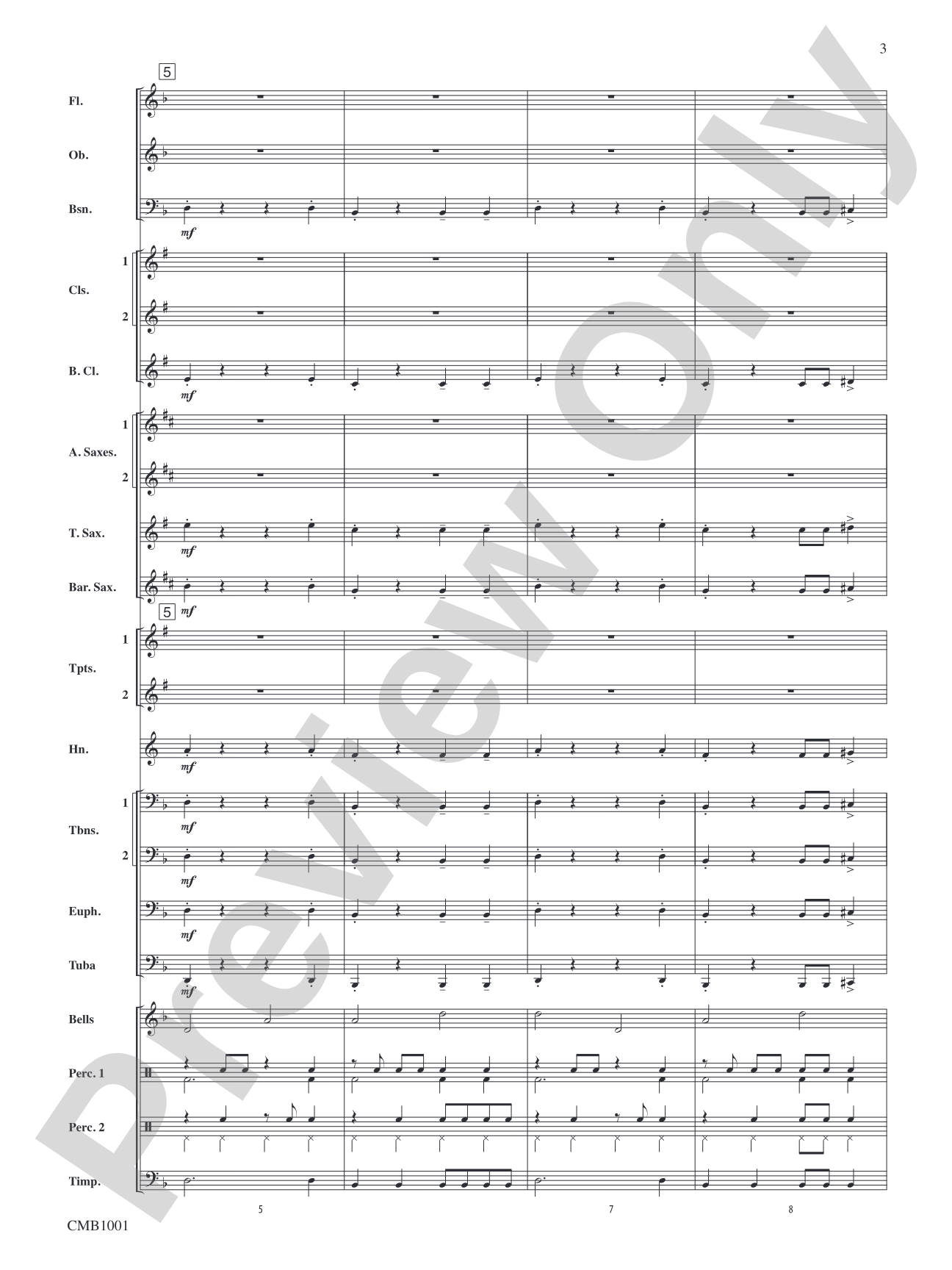 Circuits: Concert Band Conductor Score & Parts