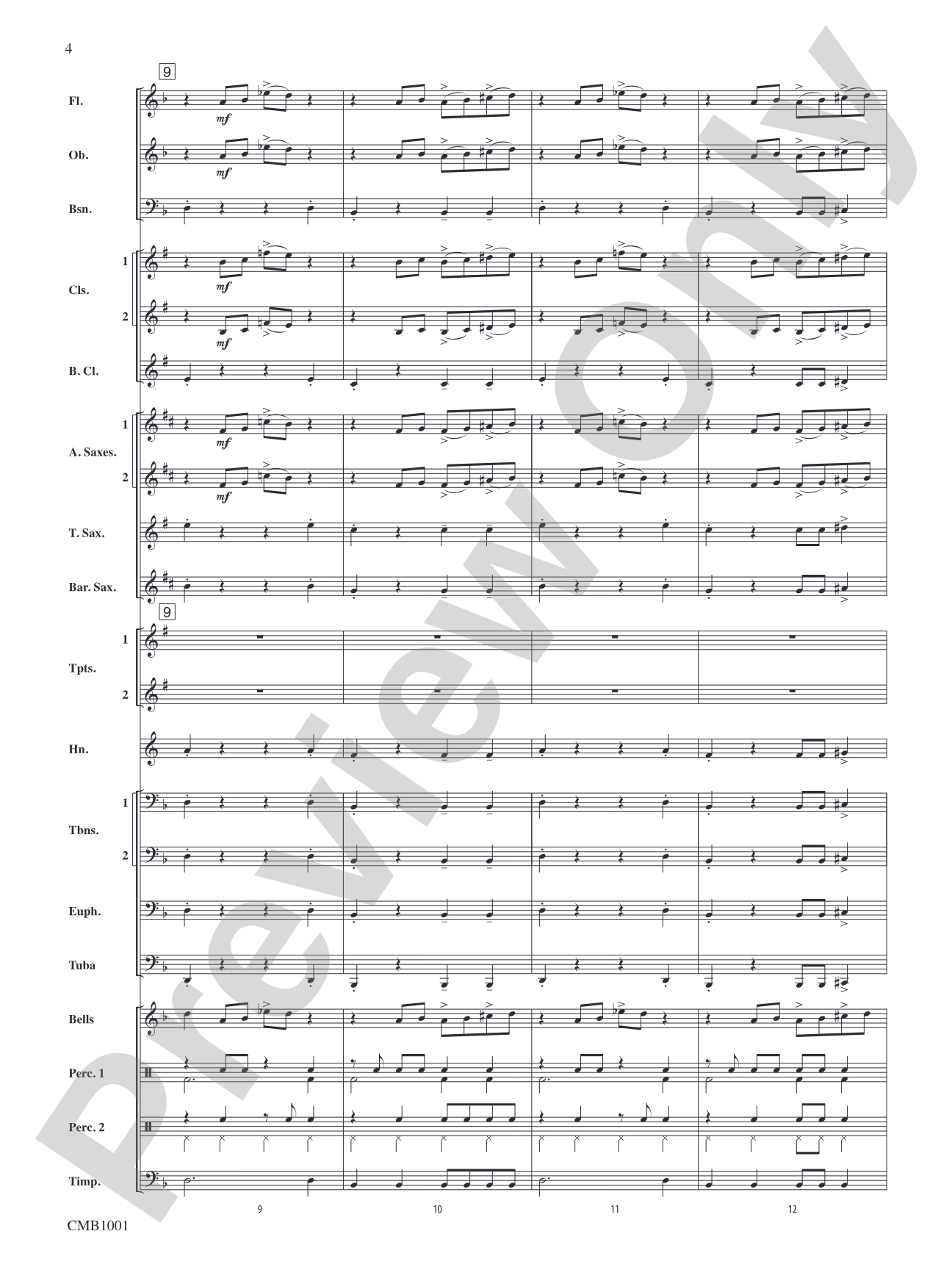 Circuits: Concert Band Conductor Score & Parts