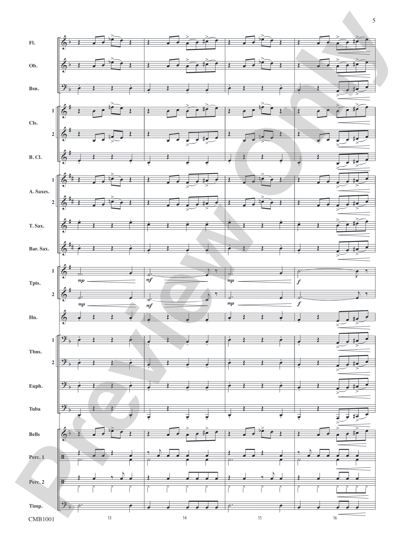 Circuits: Concert Band Conductor Score & Parts