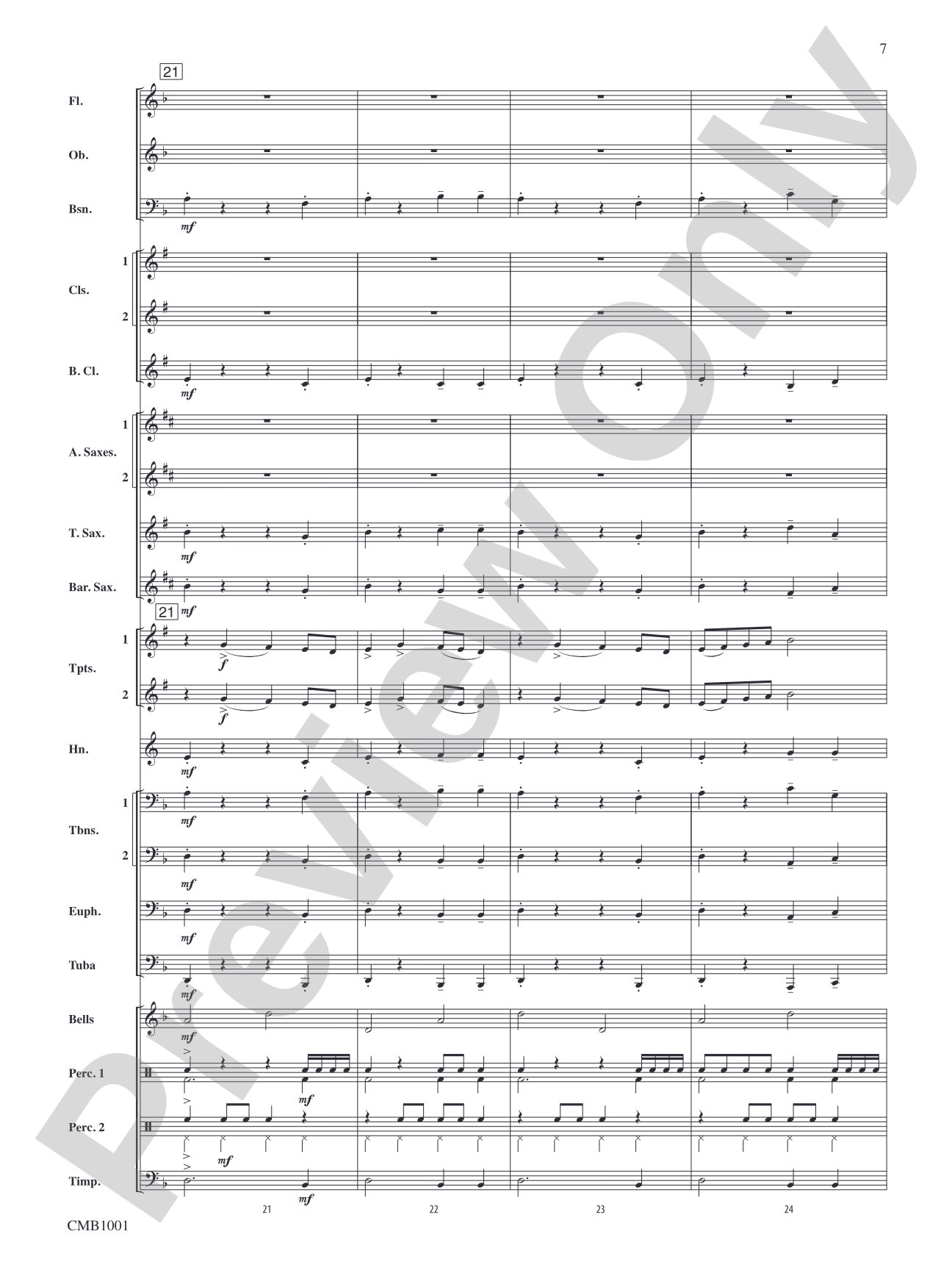 Circuits: Concert Band Conductor Score & Parts