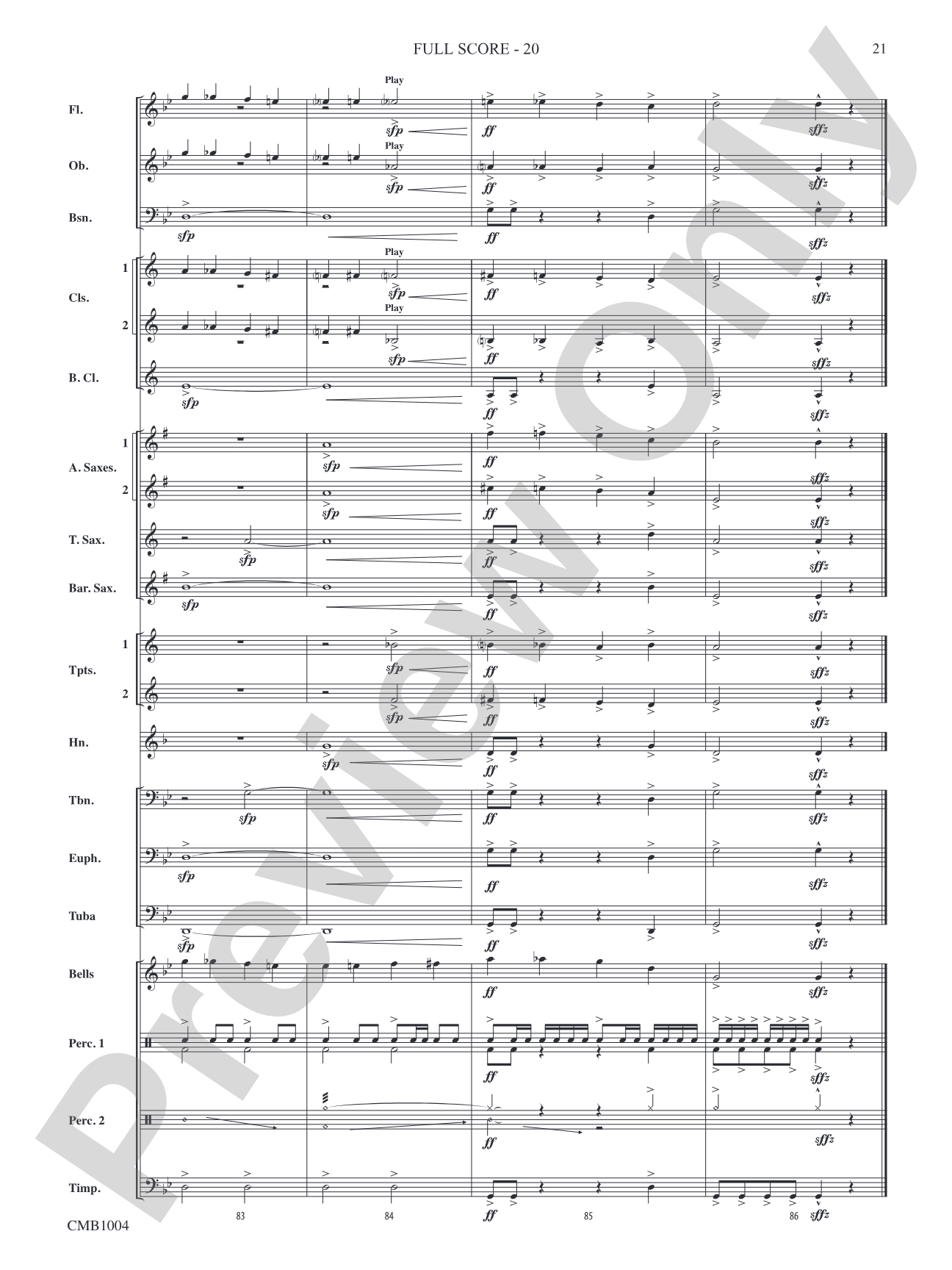 Supernova: Concert Band Conductor Score & Parts