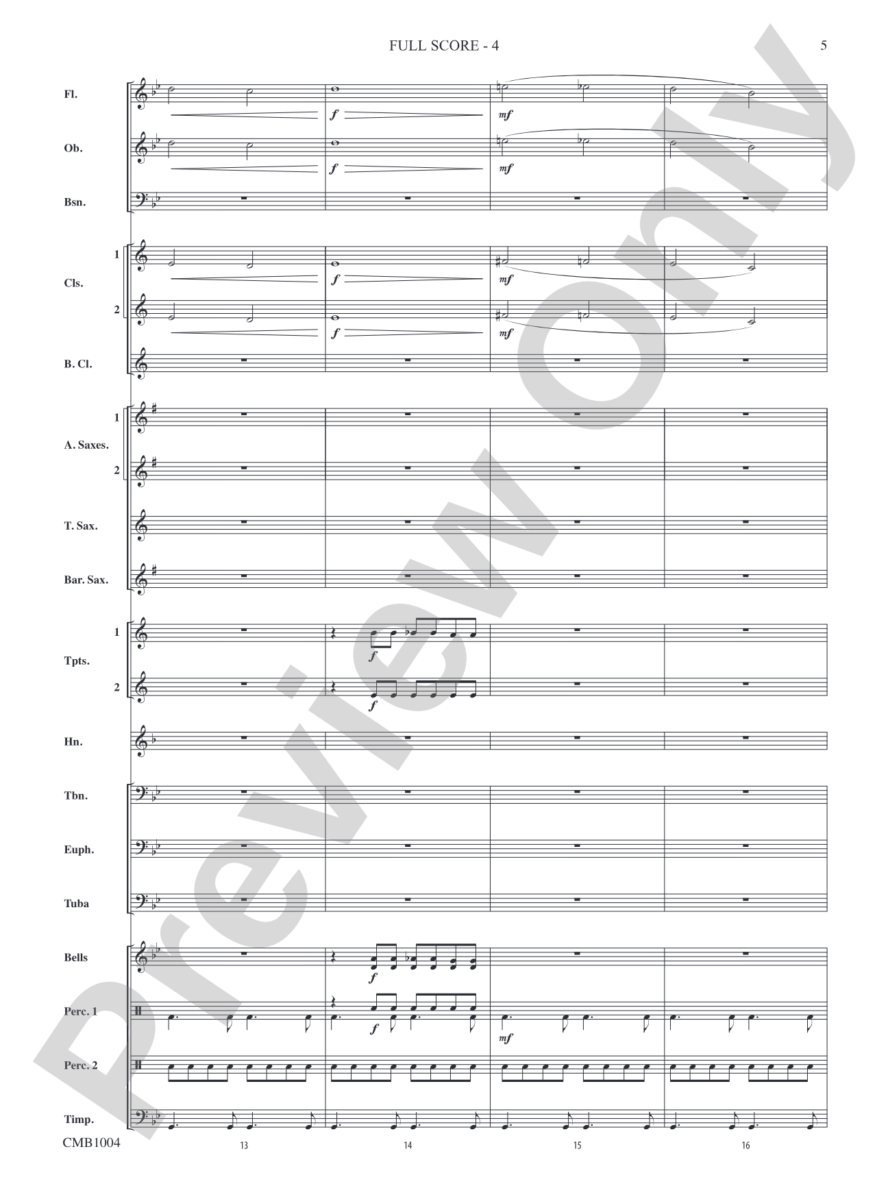 Supernova: Concert Band Conductor Score & Parts
