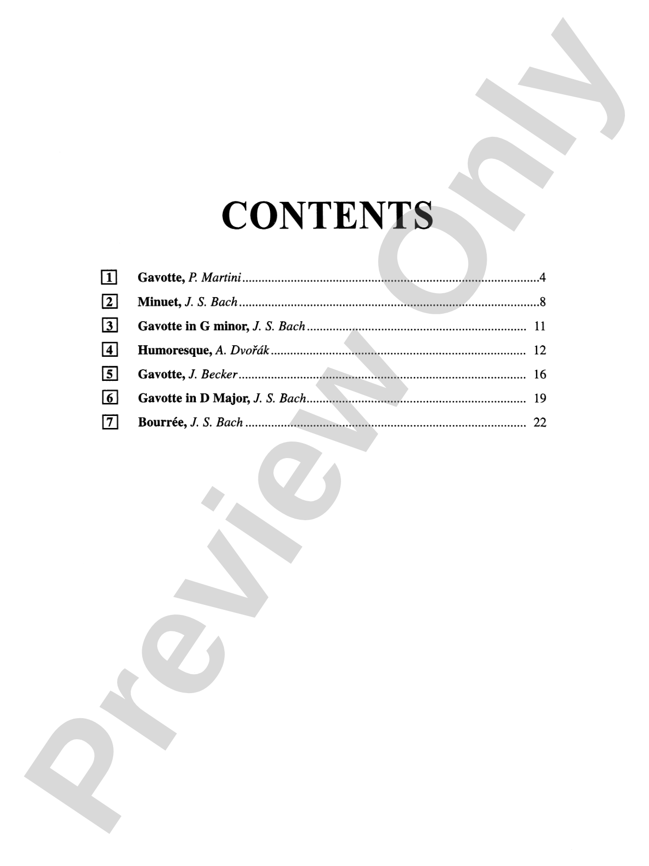 String Quartets for Beginning Ensembles, Volume 3: Score