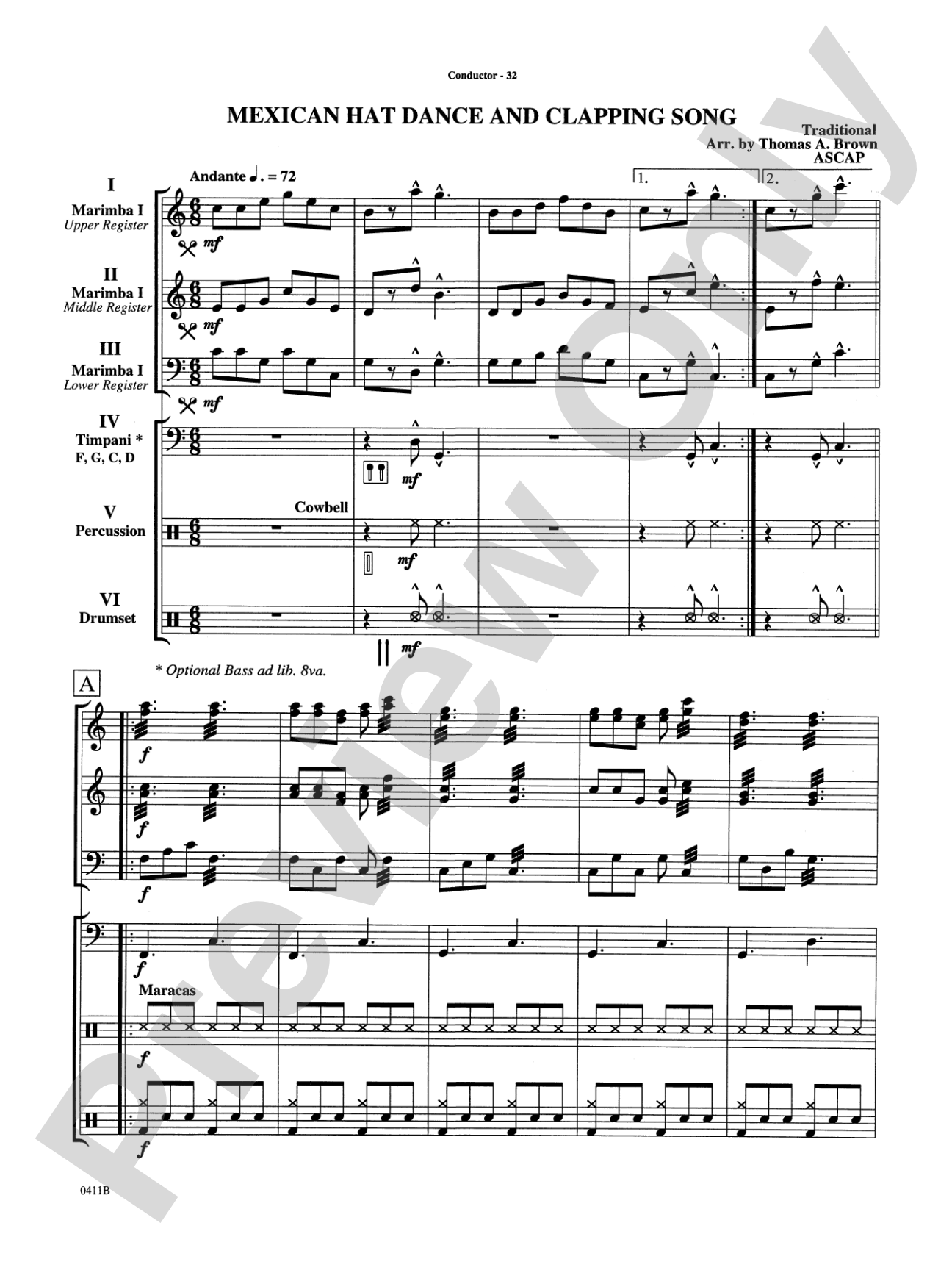 The Mexican Collection: Percussion Ensemble Book