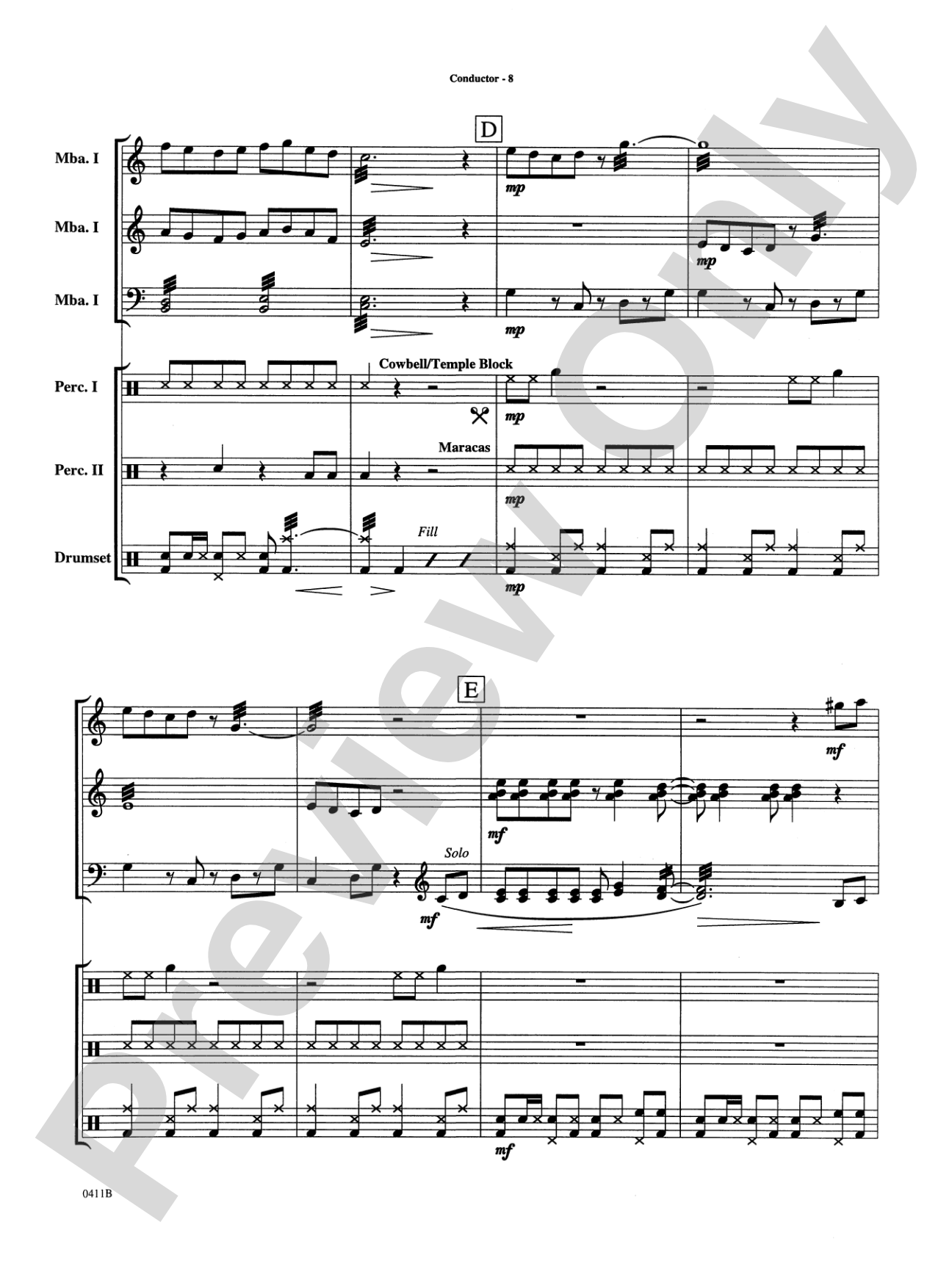 The Mexican Collection: Percussion Ensemble Book