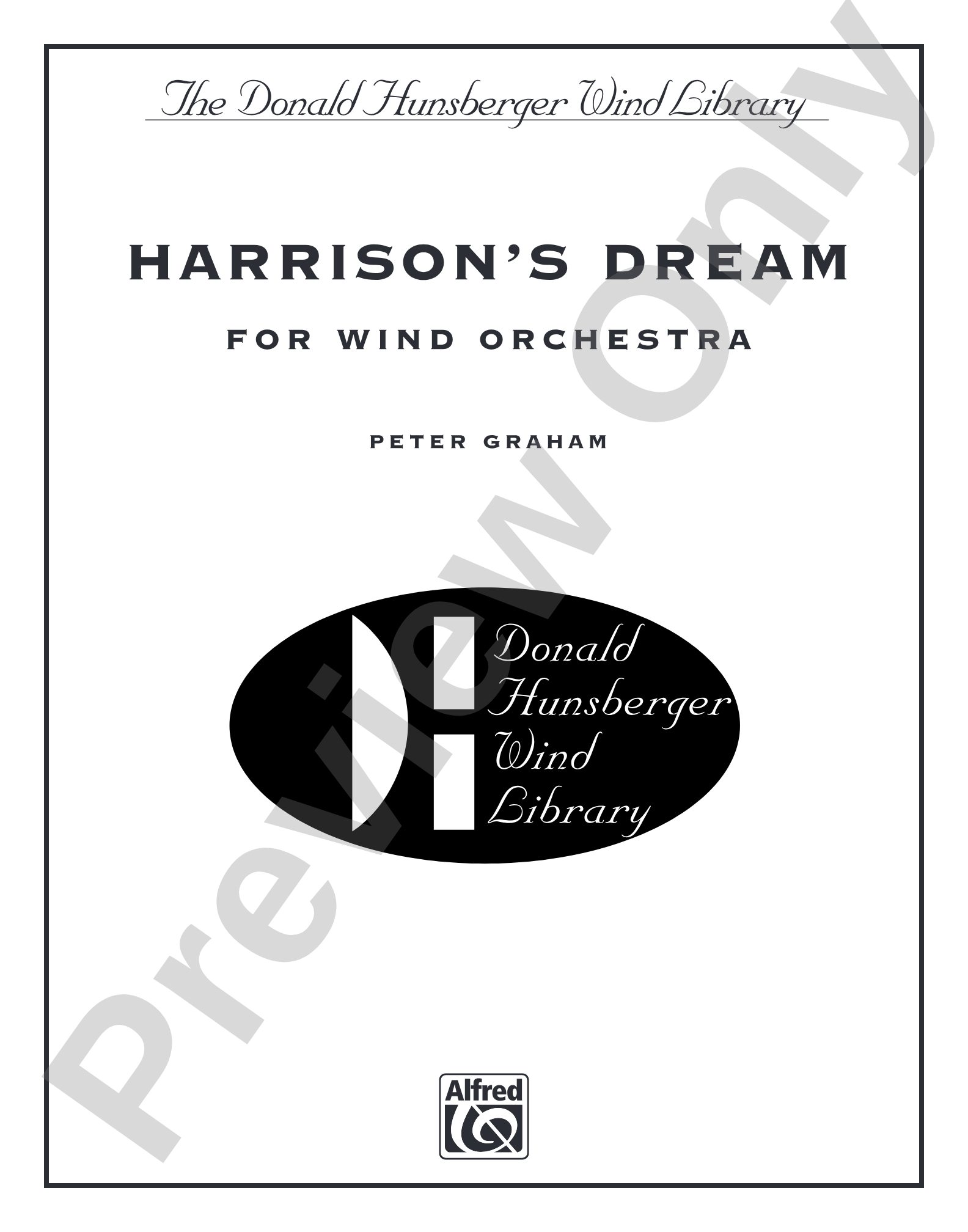 Harrison's Dream: Score