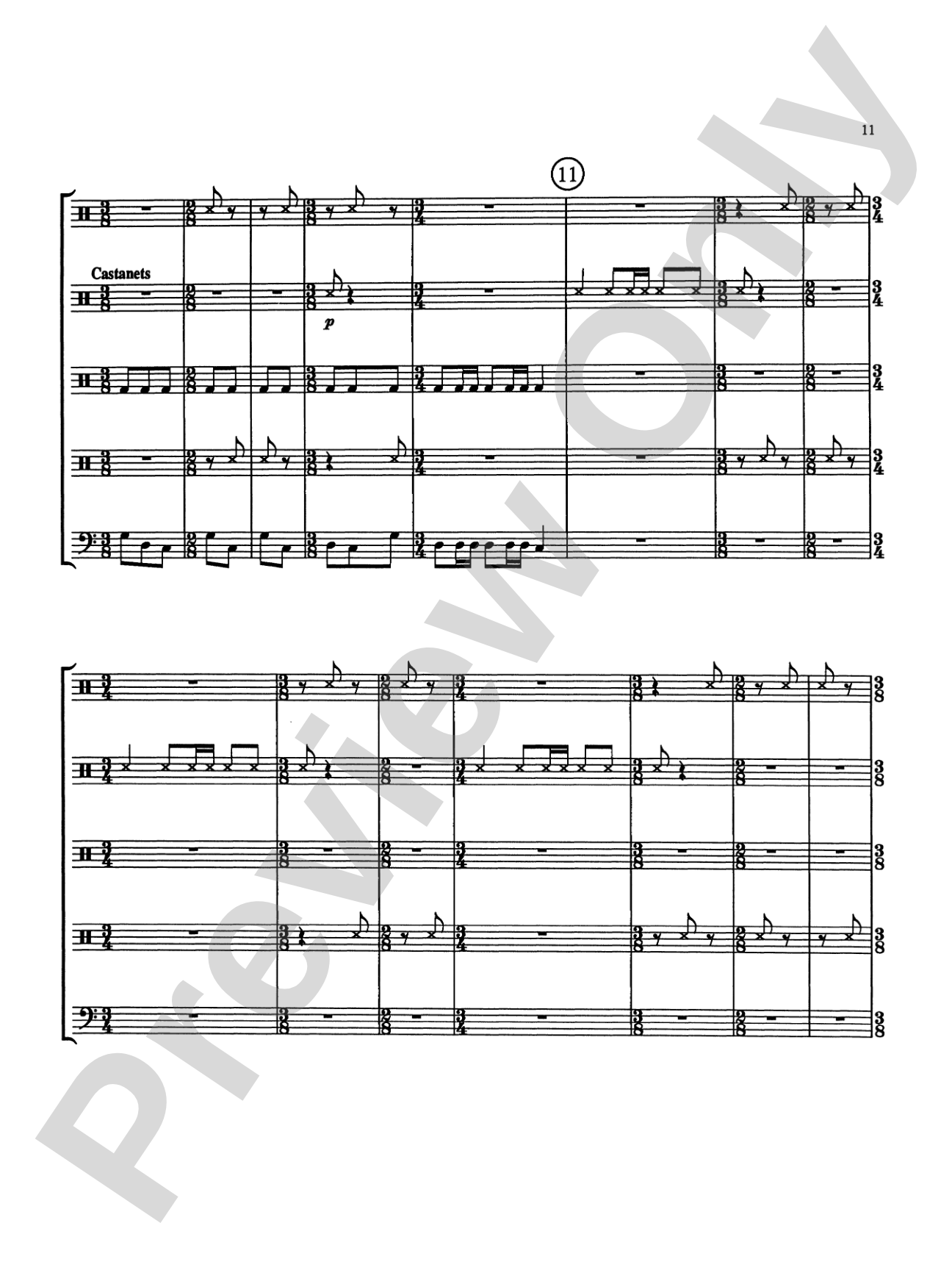 Overture in Percussion: Score