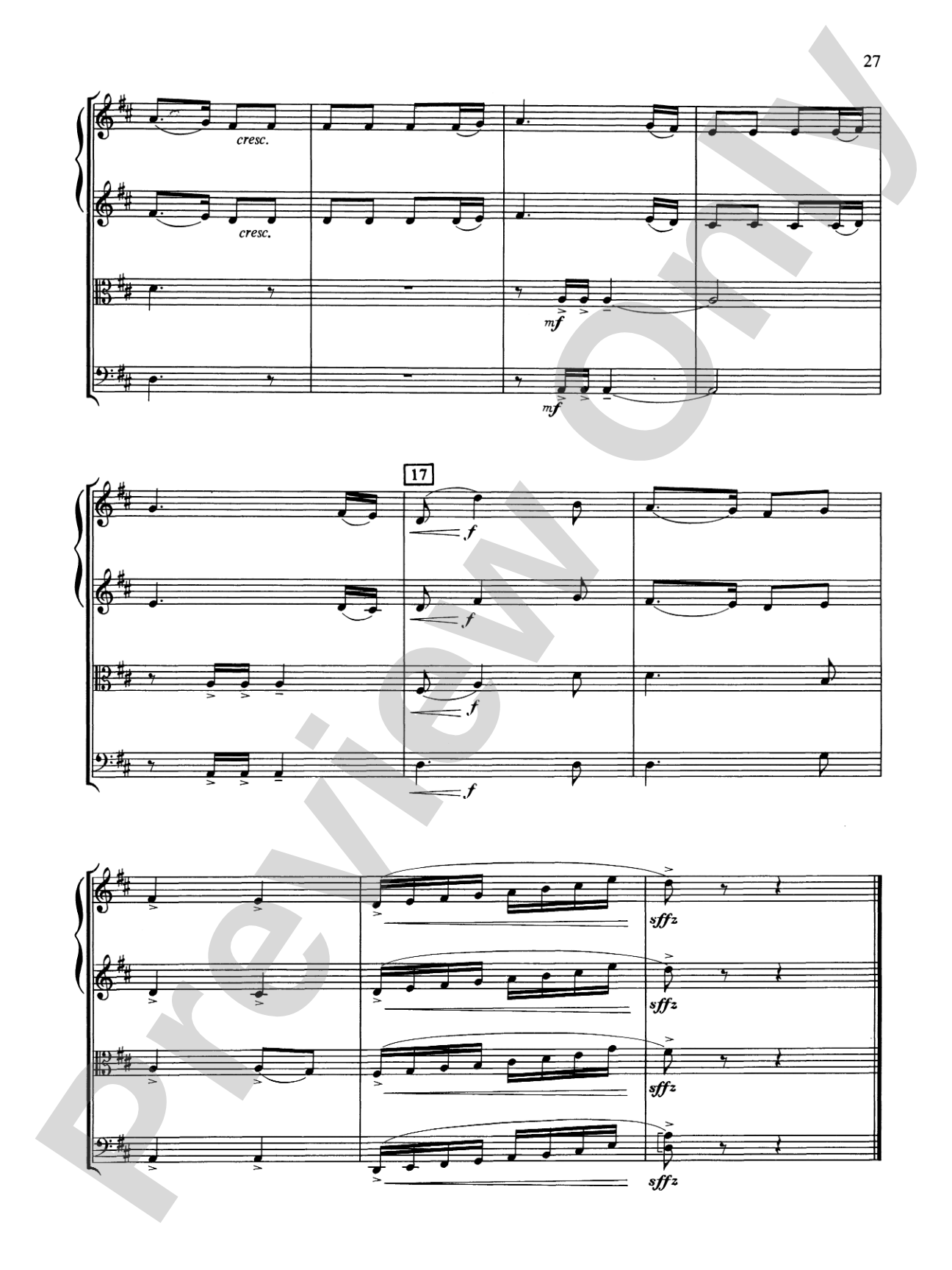Popular Yuletide Favorites: String Quartet Full Score & Parts