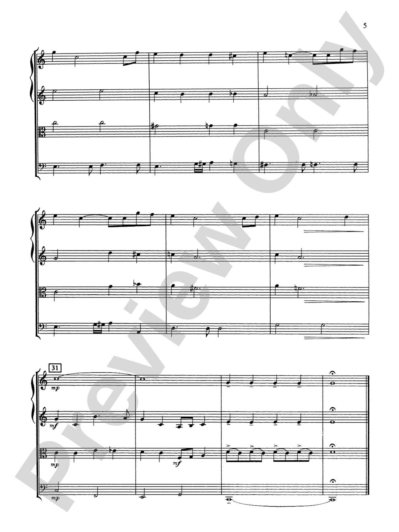 Popular Yuletide Favorites: String Quartet Full Score & Parts