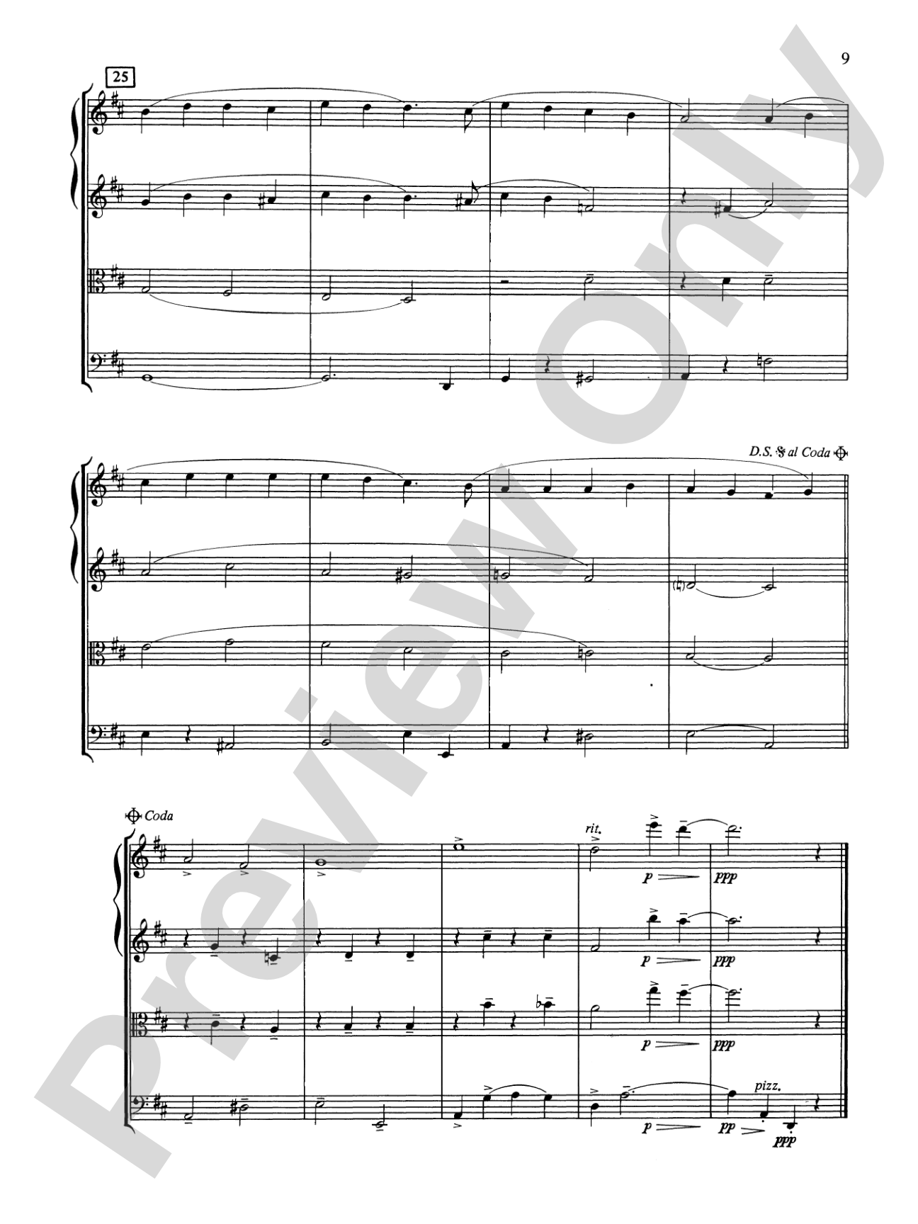 Popular Yuletide Favorites: String Quartet Full Score & Parts