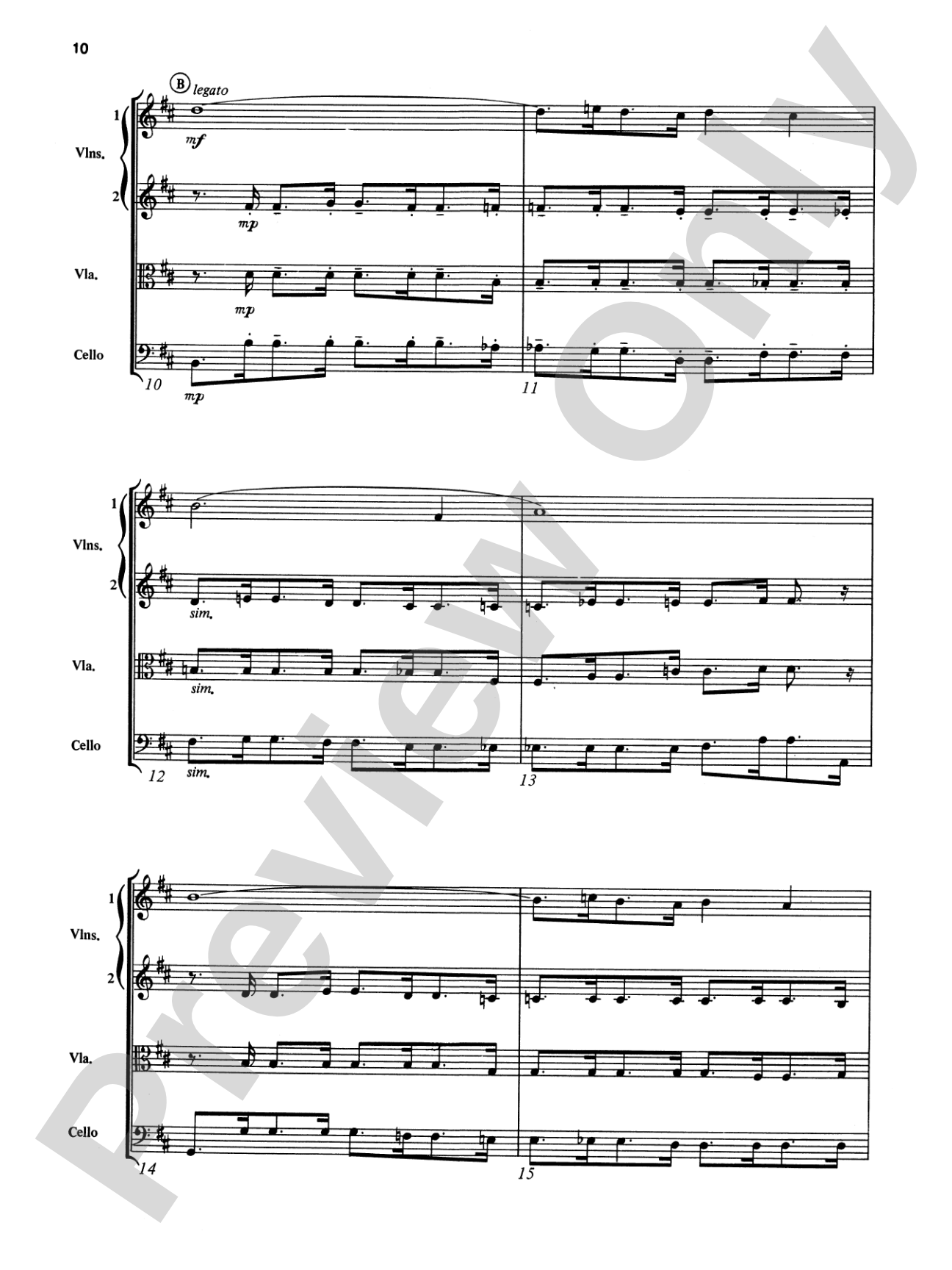 The Man I Love and Other George Gershwin Classics: String Quartet Full Score & Parts