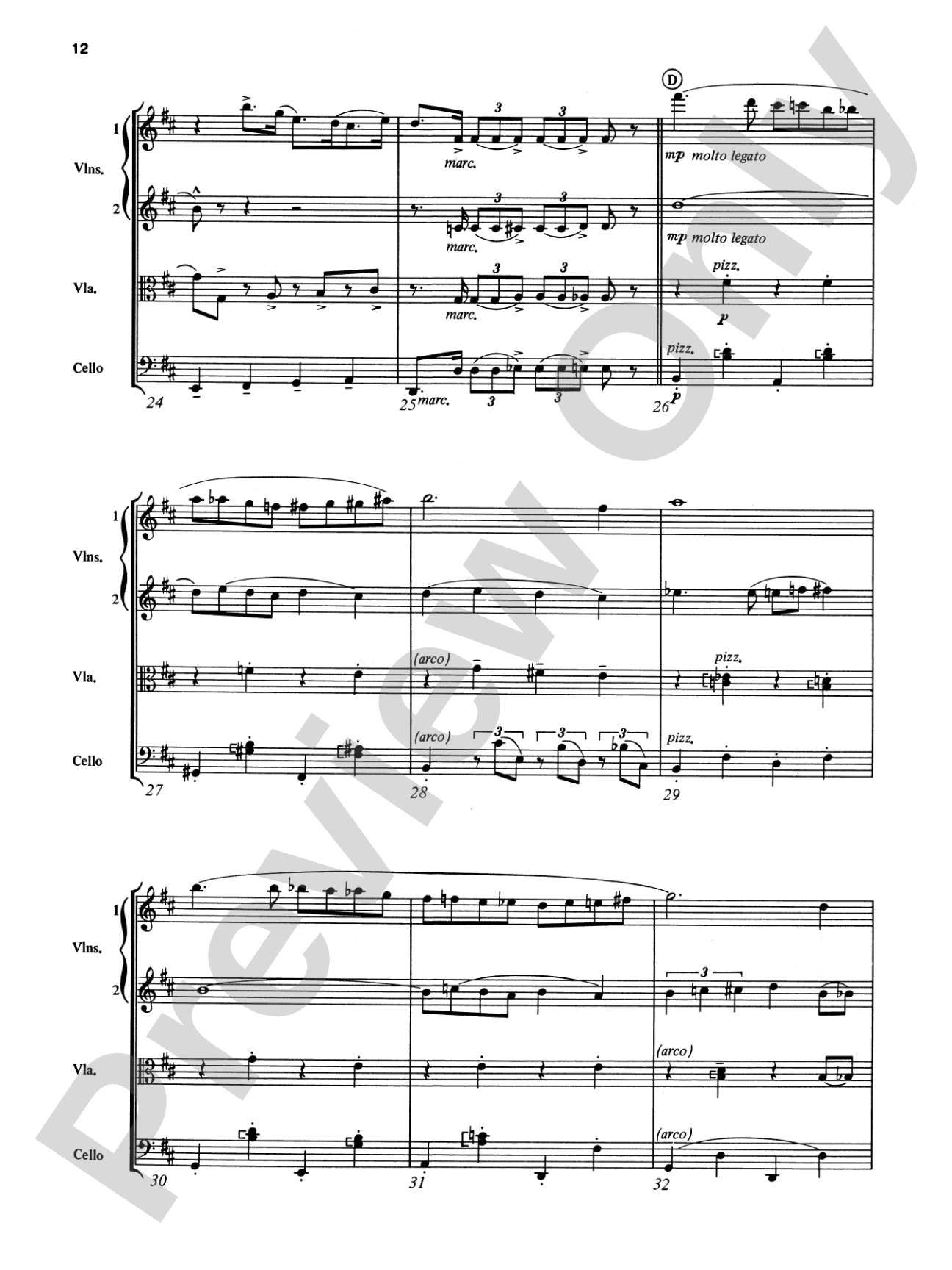 The Man I Love and Other George Gershwin Classics: String Quartet Full Score & Parts
