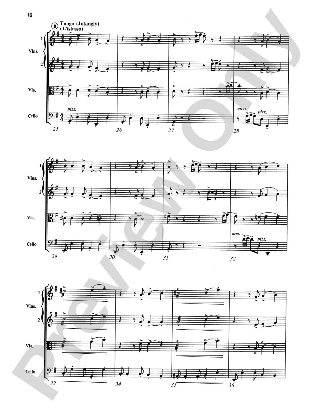 The Man I Love and Other George Gershwin Classics: String Quartet Full Score & Parts