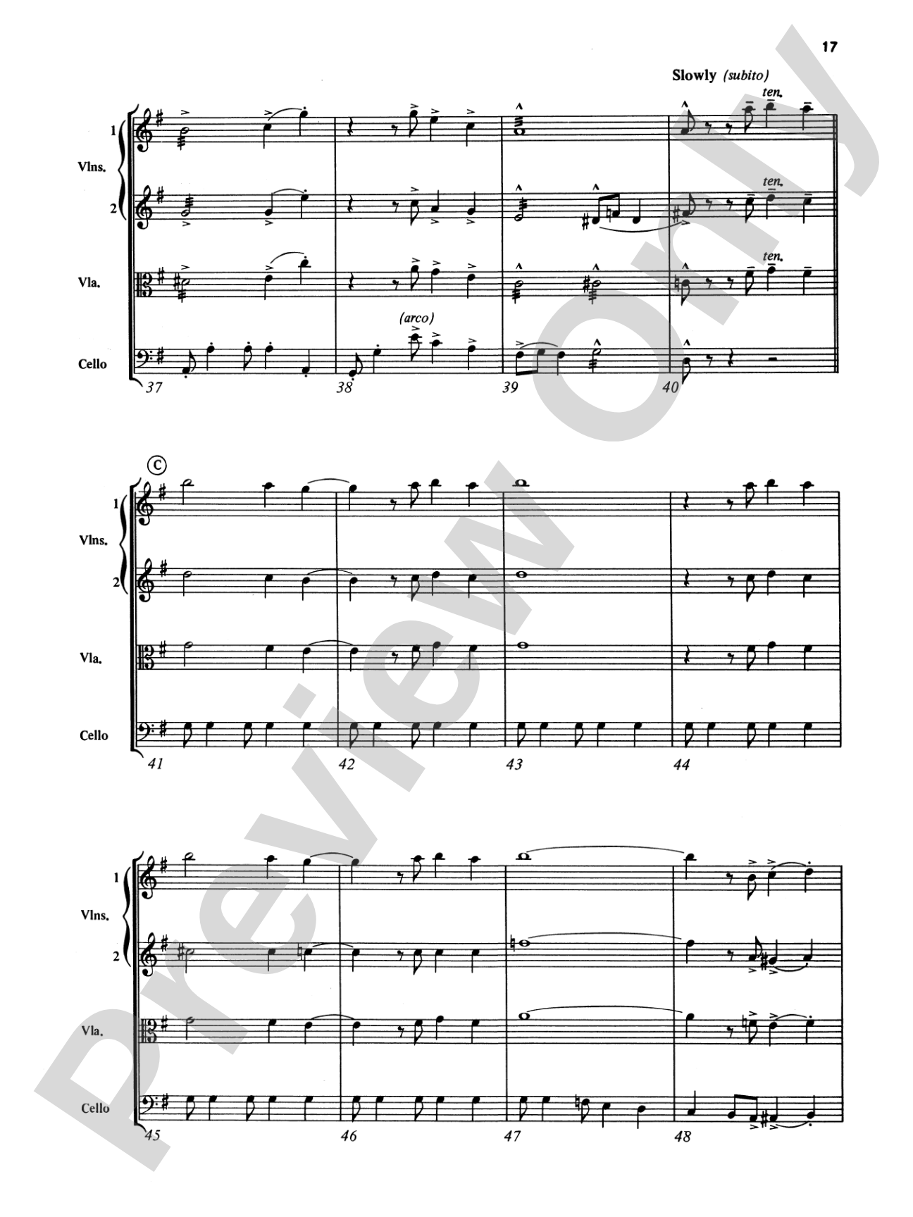 The Man I Love and Other George Gershwin Classics: String Quartet Full Score & Parts