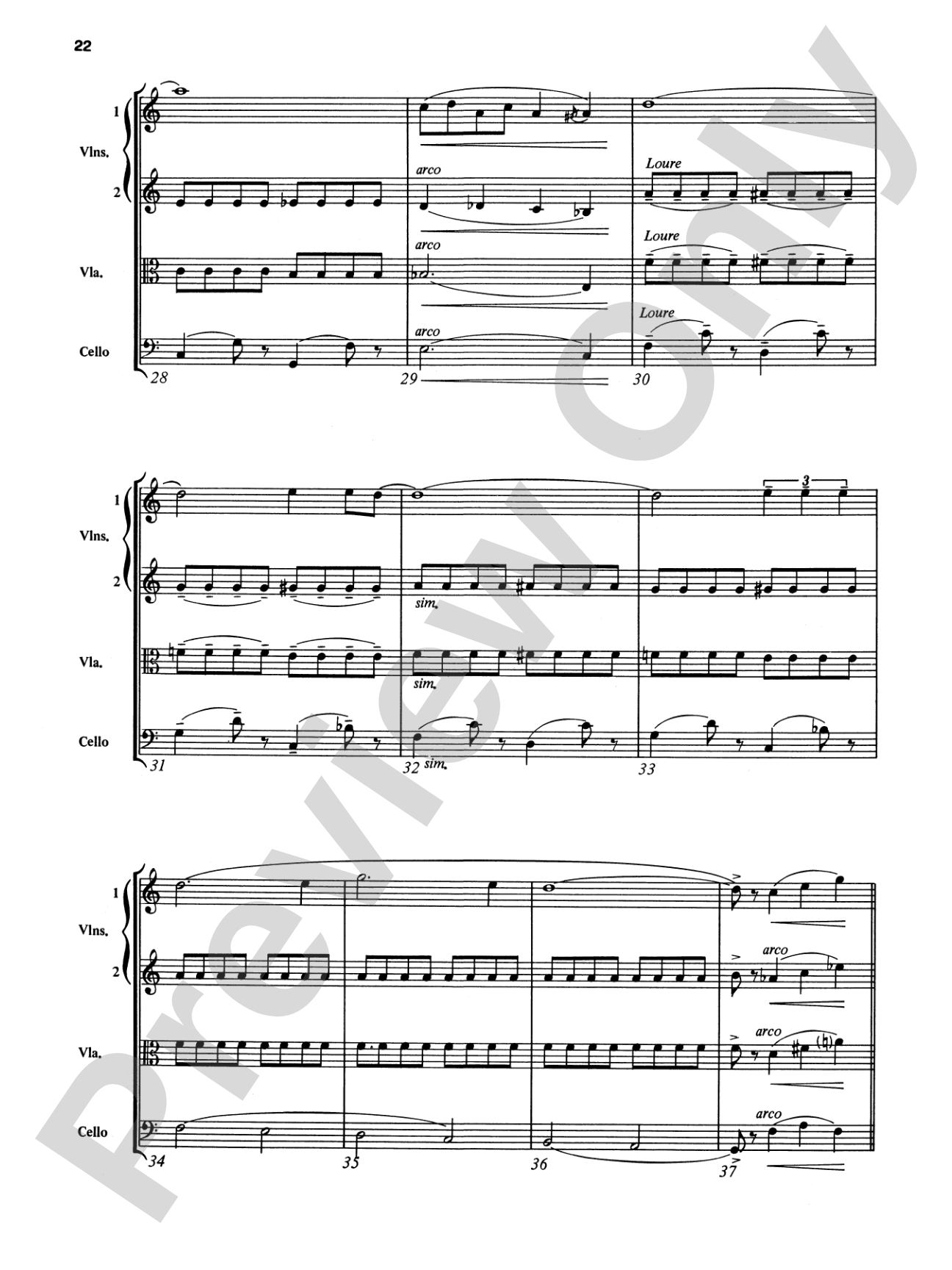 The Man I Love and Other George Gershwin Classics: String Quartet Full Score & Parts