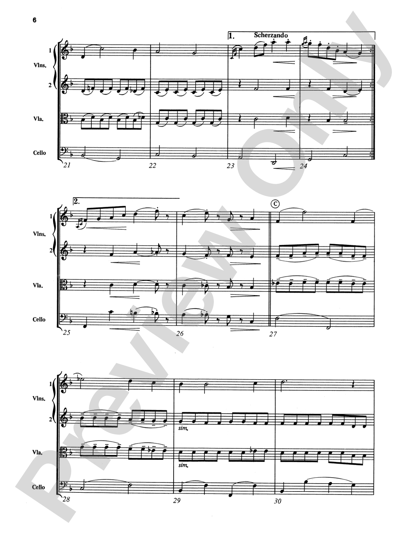 The Man I Love and Other George Gershwin Classics: String Quartet Full Score & Parts