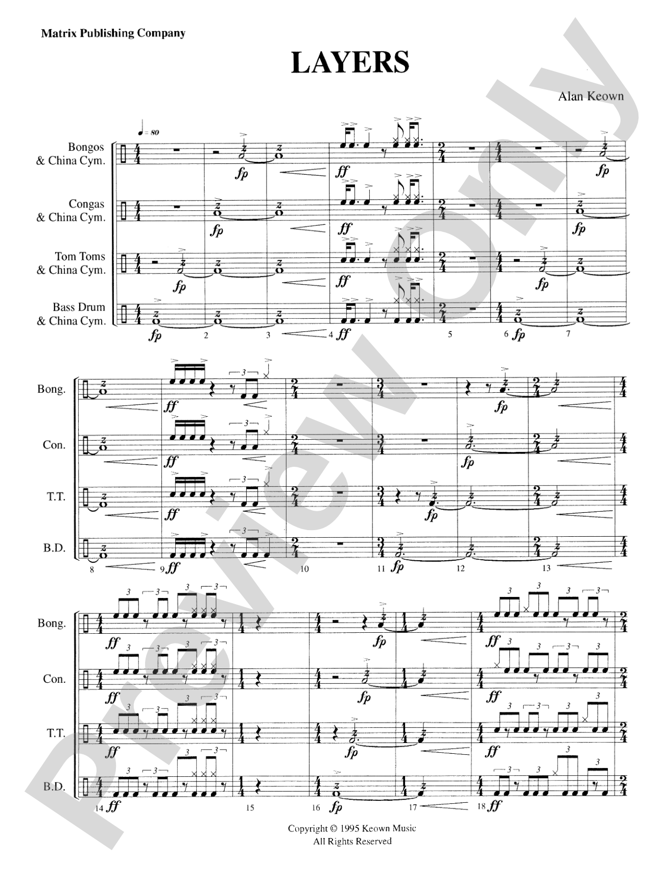 Layers: Score