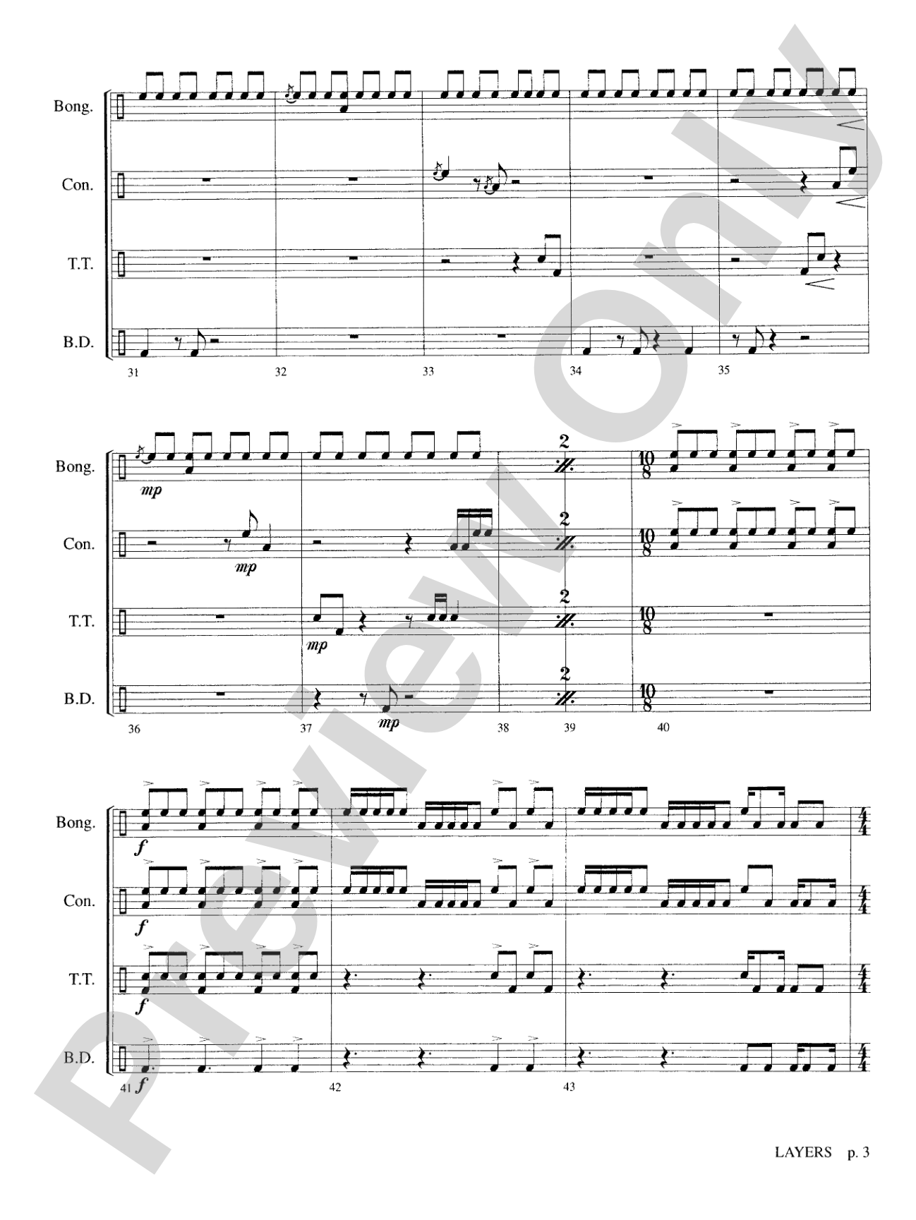 Layers: Score