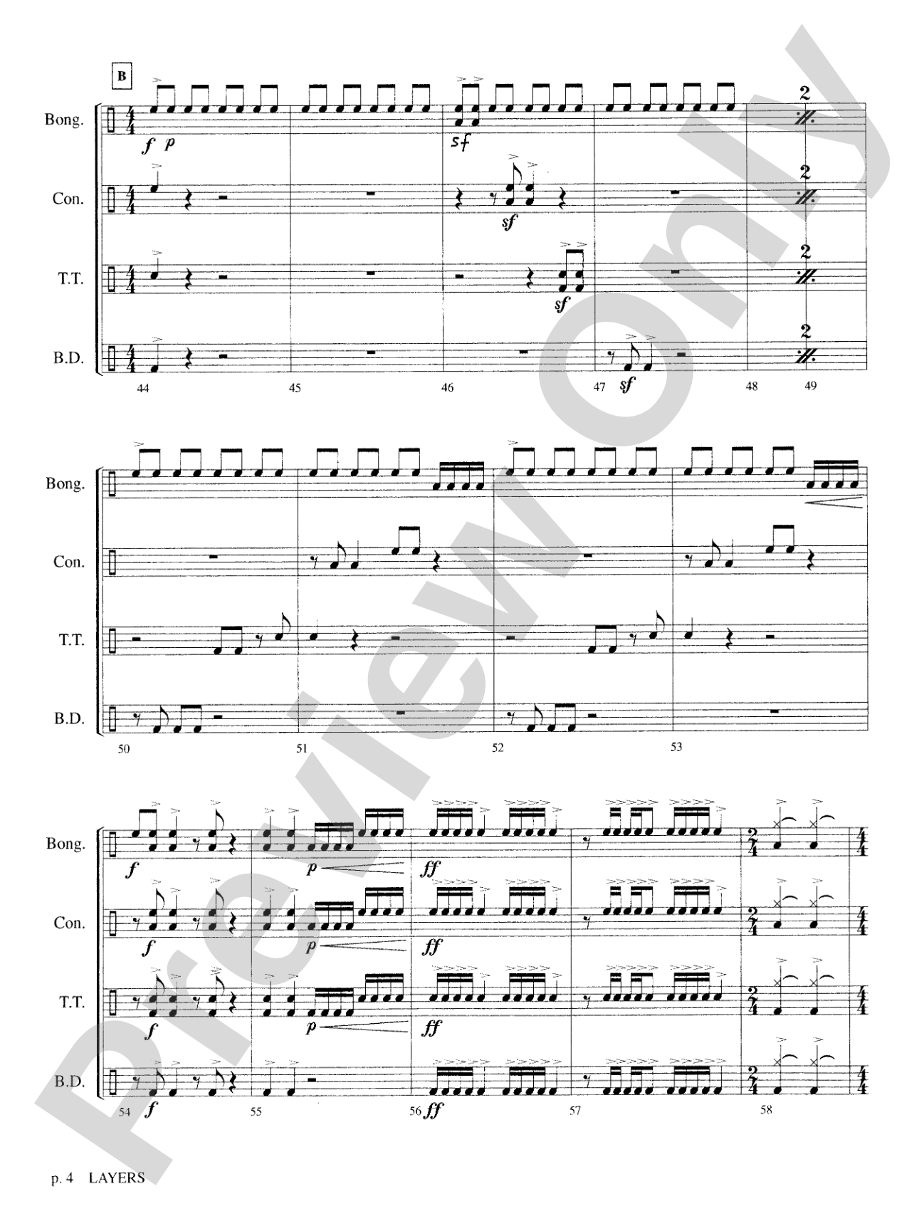 Layers: Score