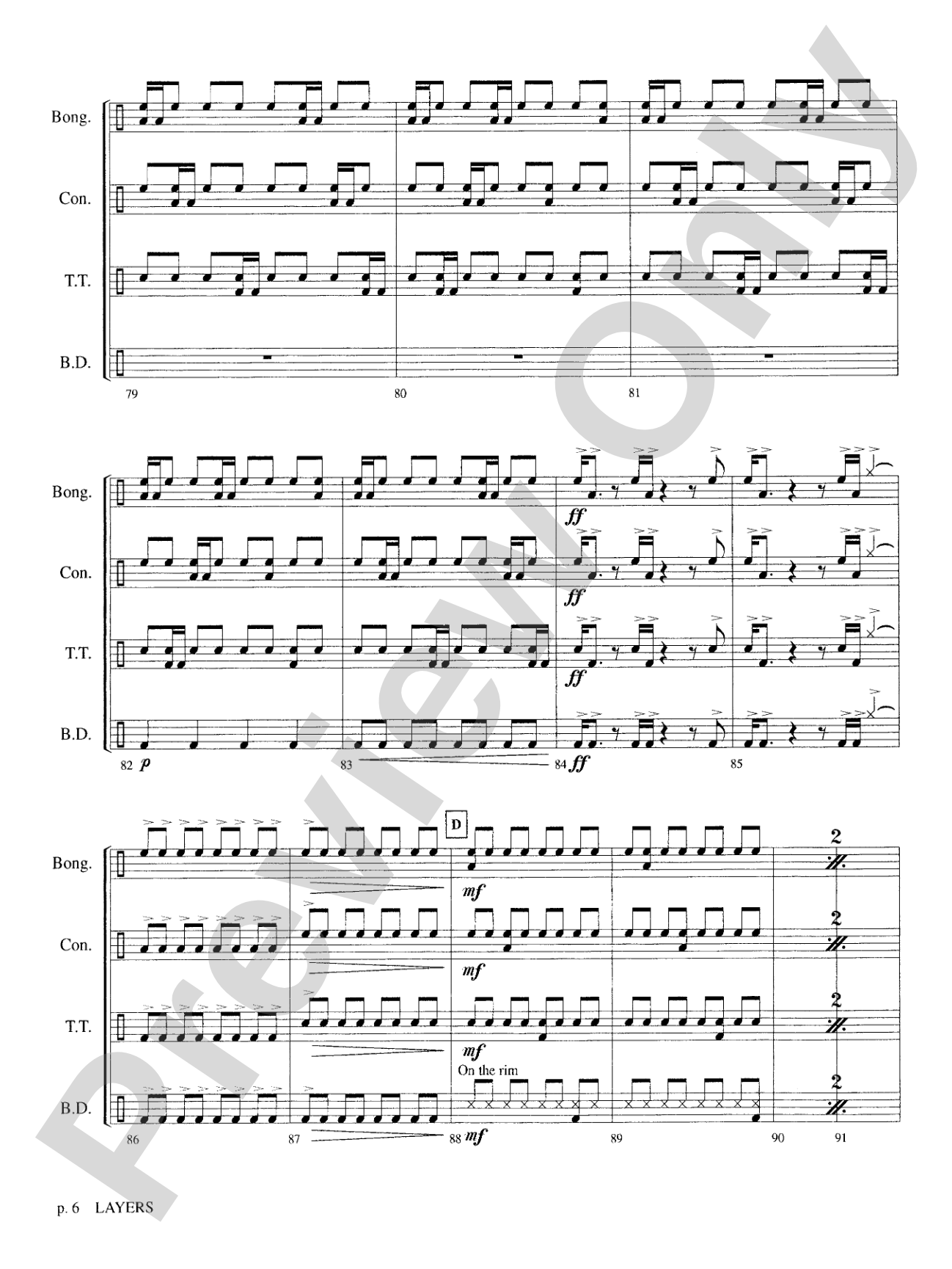 Layers: Score
