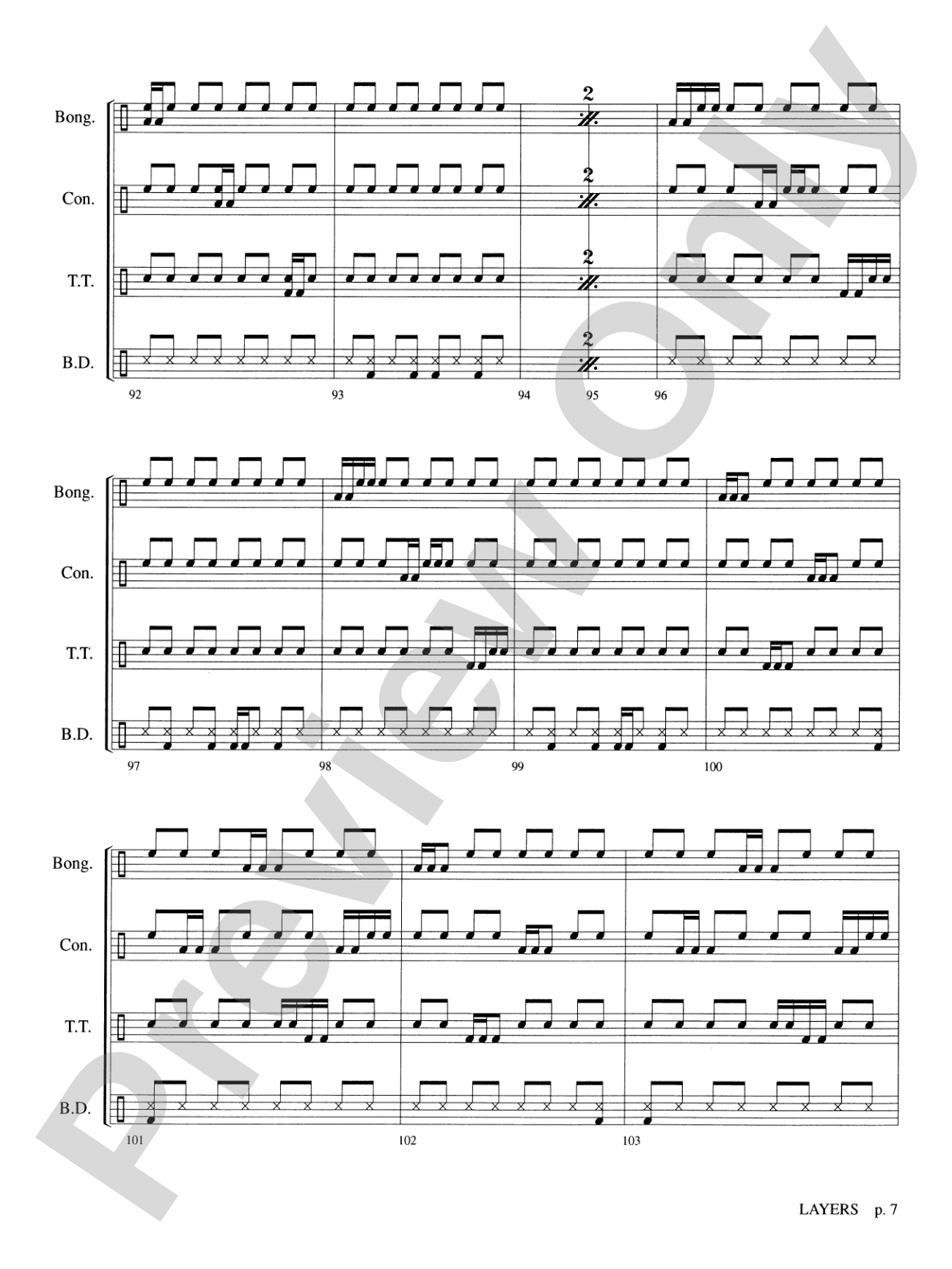Layers: Score