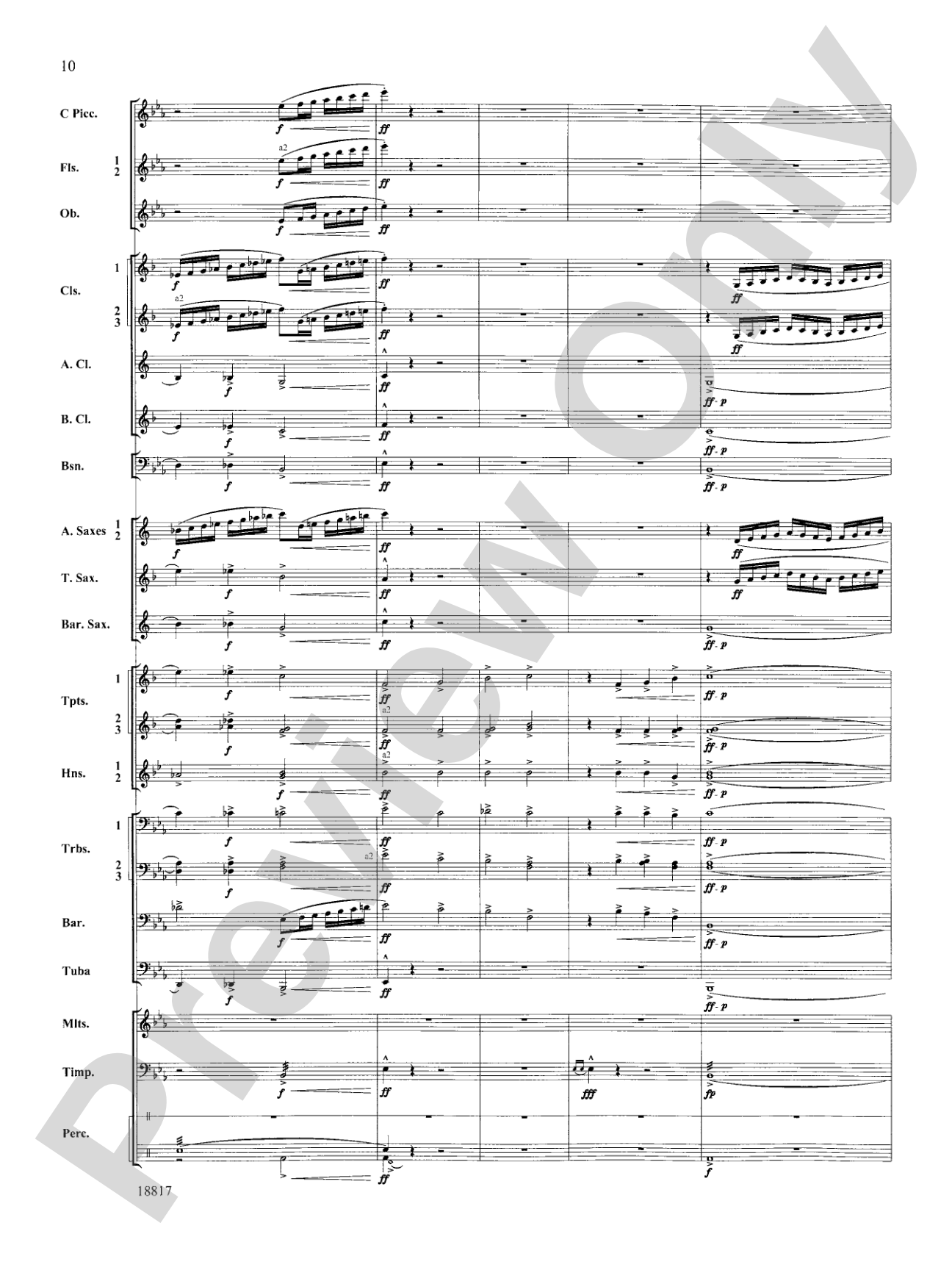 Northwest Rising: Concert Band Conductor Score & Parts