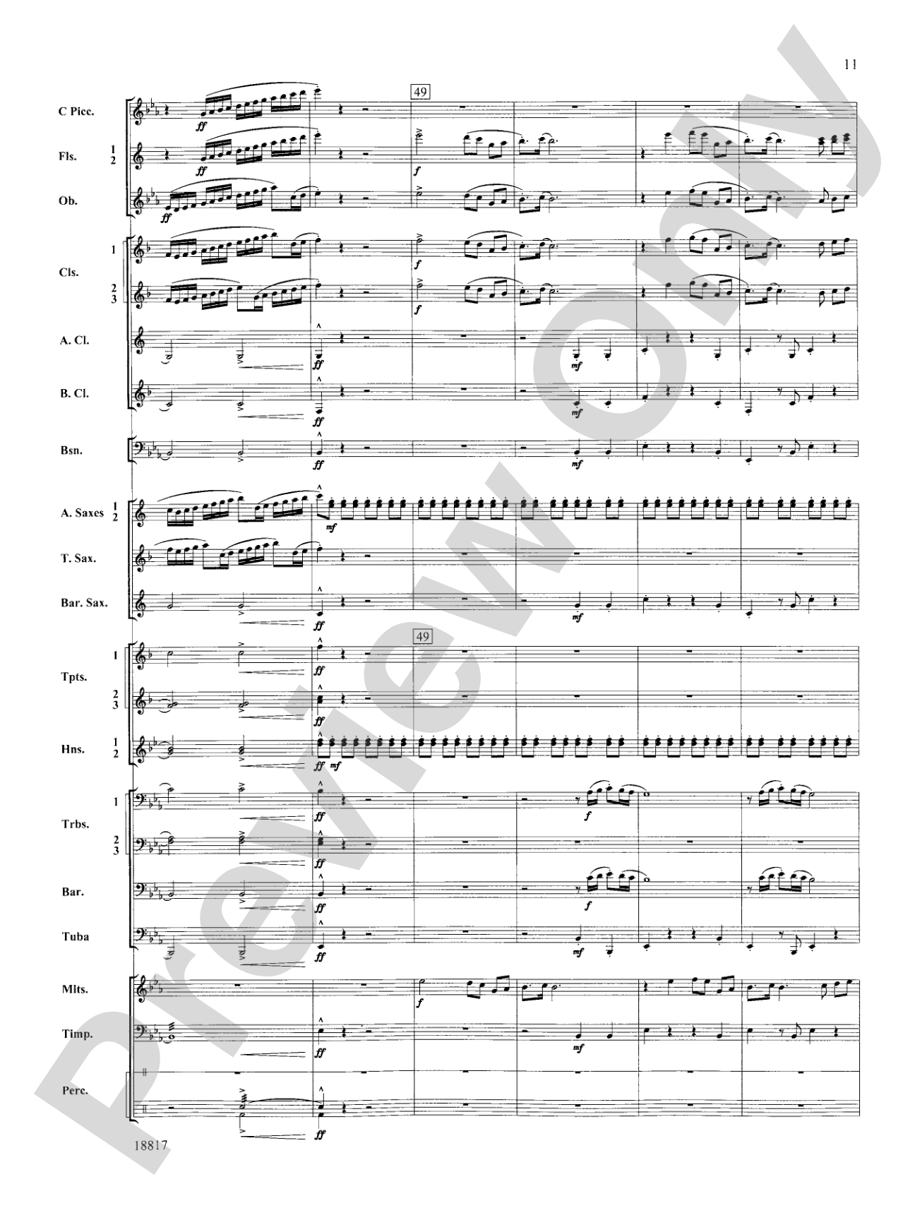 Northwest Rising: Concert Band Conductor Score & Parts