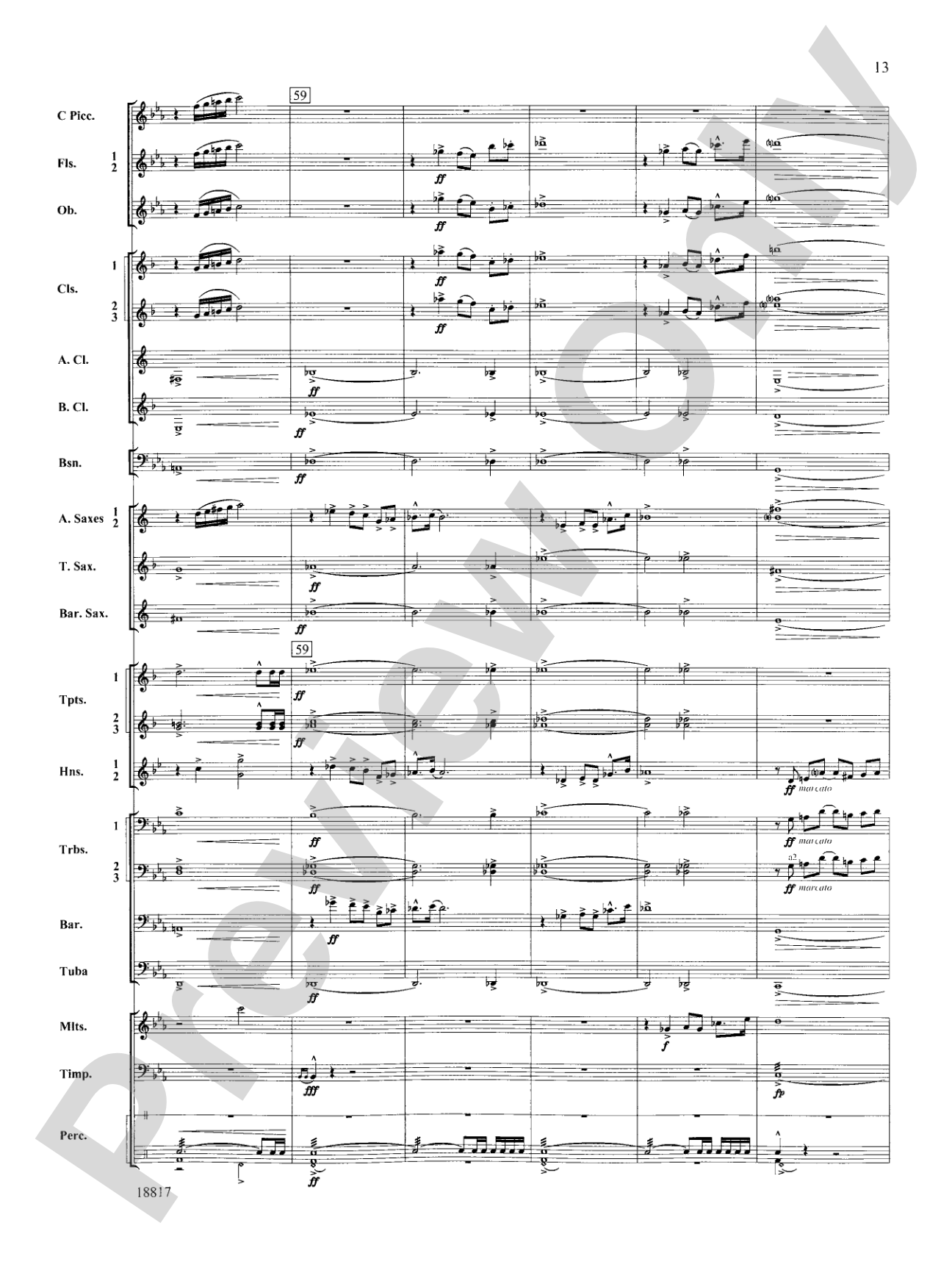 Northwest Rising: Concert Band Conductor Score & Parts