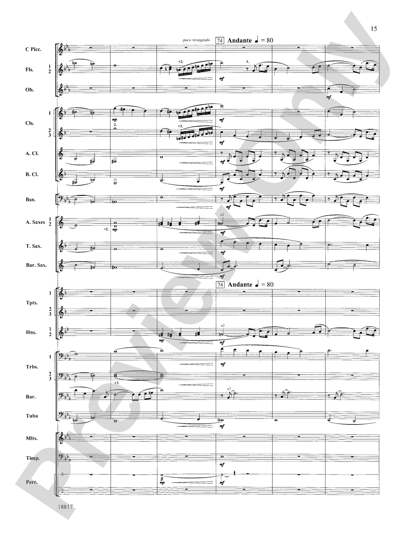 Northwest Rising: Concert Band Conductor Score & Parts