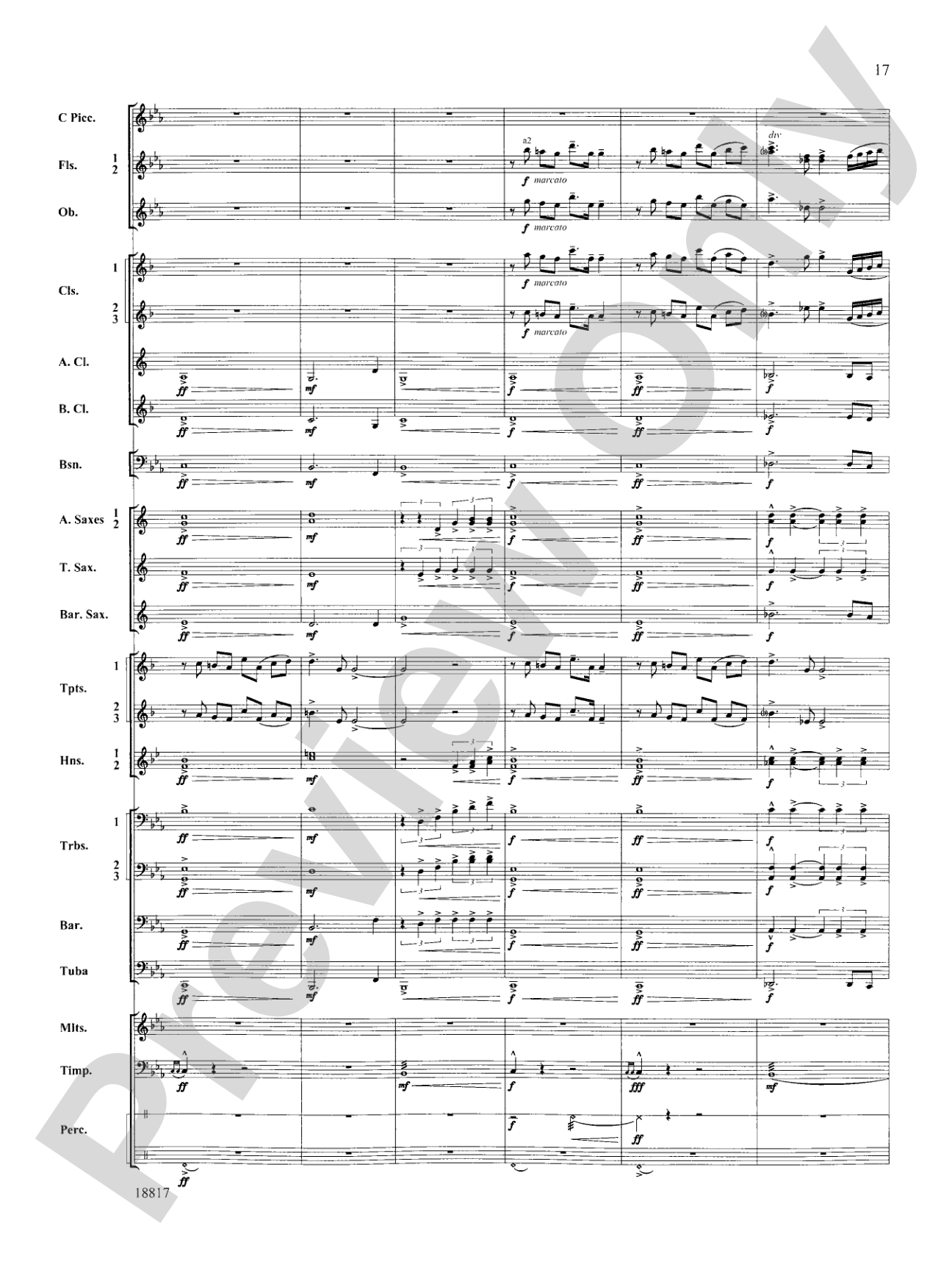 Northwest Rising: Concert Band Conductor Score & Parts