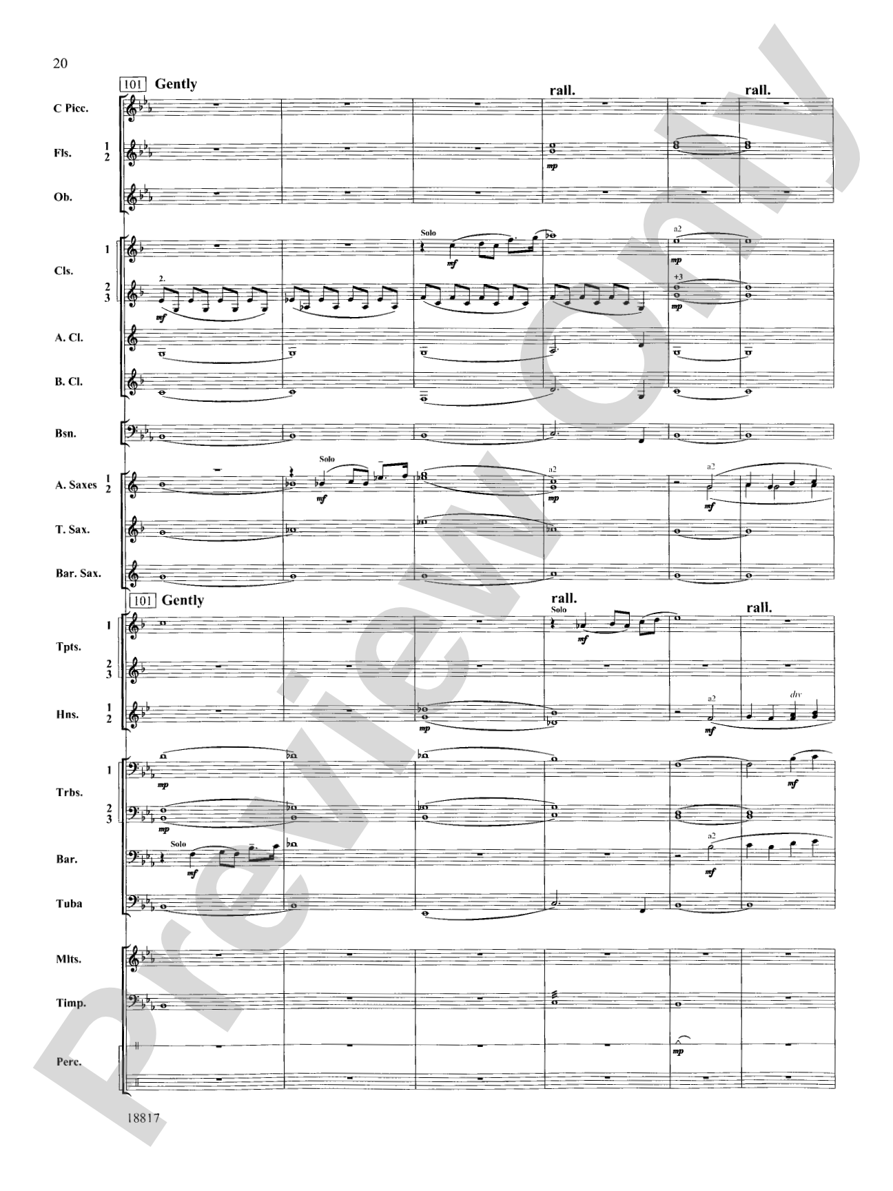 Northwest Rising: Concert Band Conductor Score & Parts