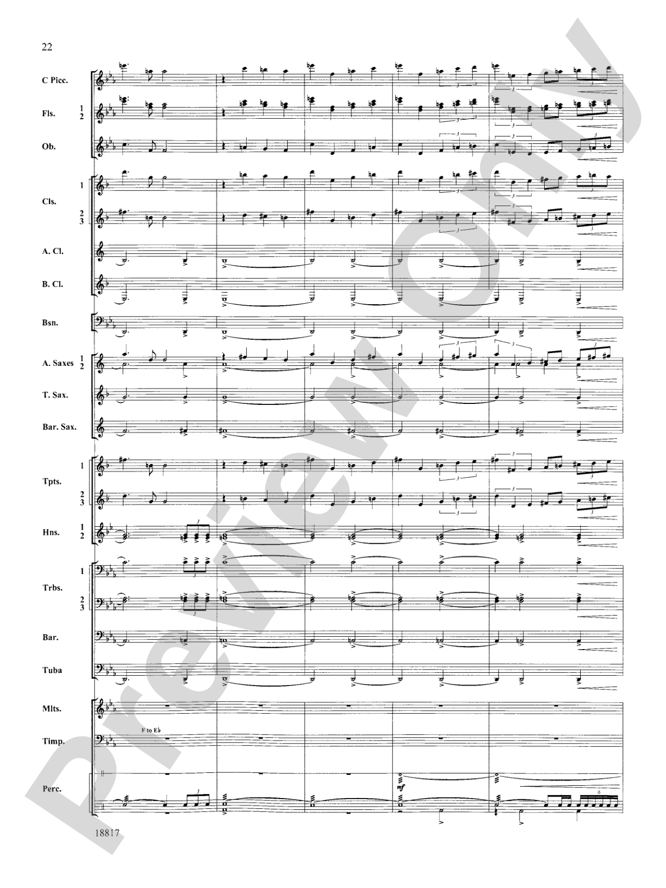 Northwest Rising: Concert Band Conductor Score & Parts