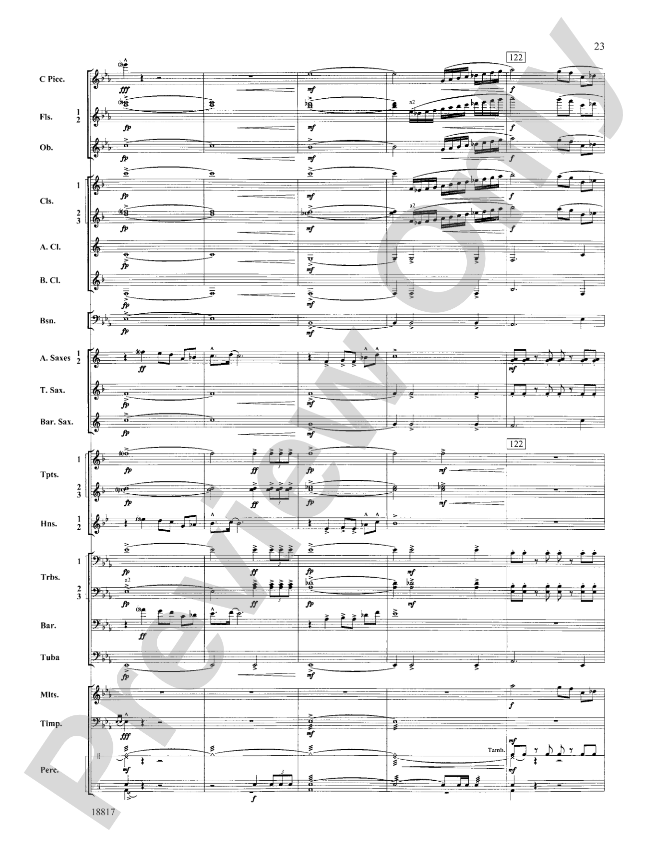 Northwest Rising: Concert Band Conductor Score & Parts