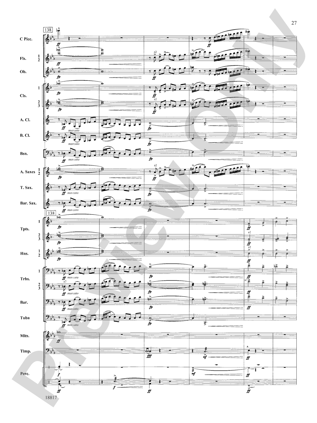 Northwest Rising: Concert Band Conductor Score & Parts