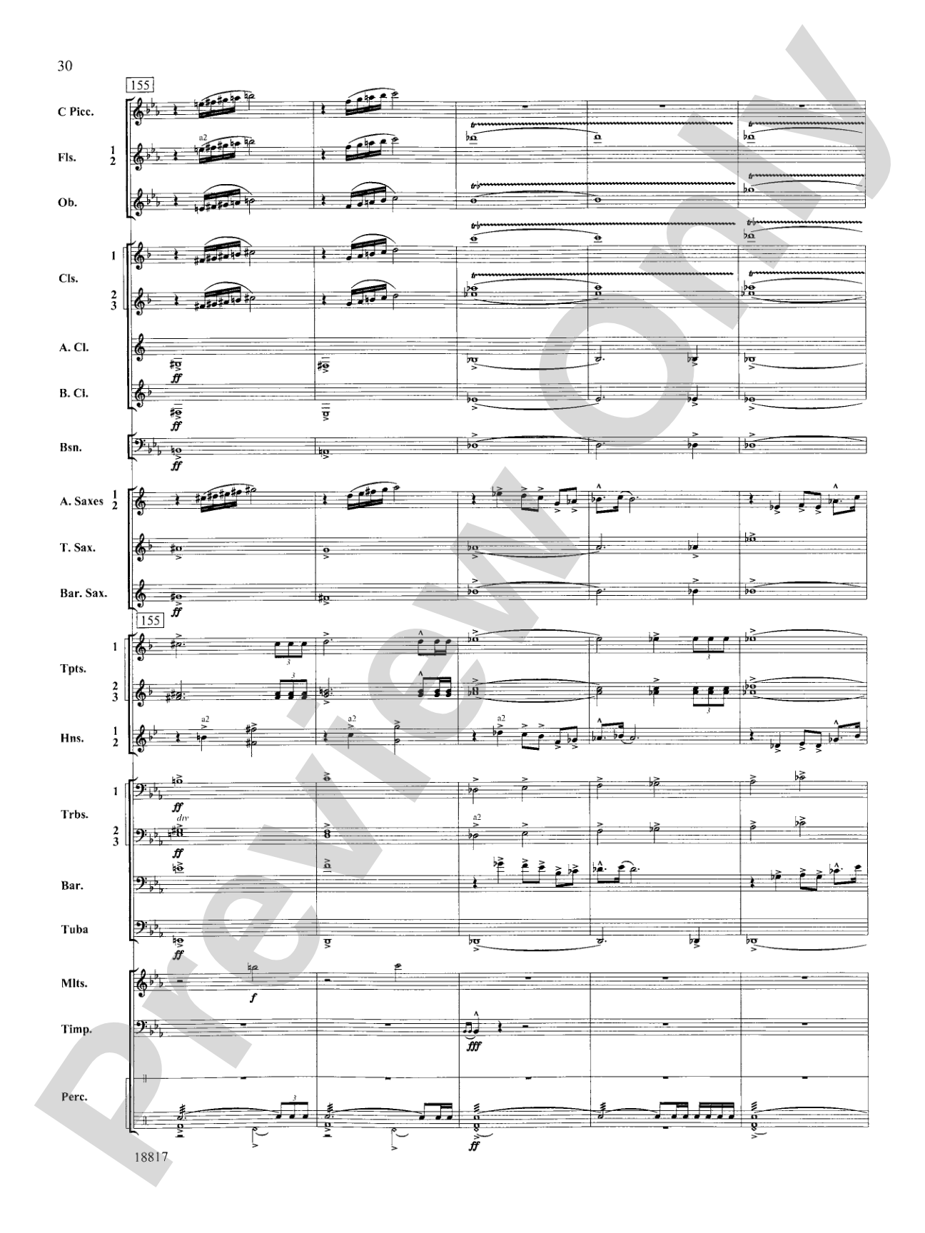 Northwest Rising: Concert Band Conductor Score & Parts
