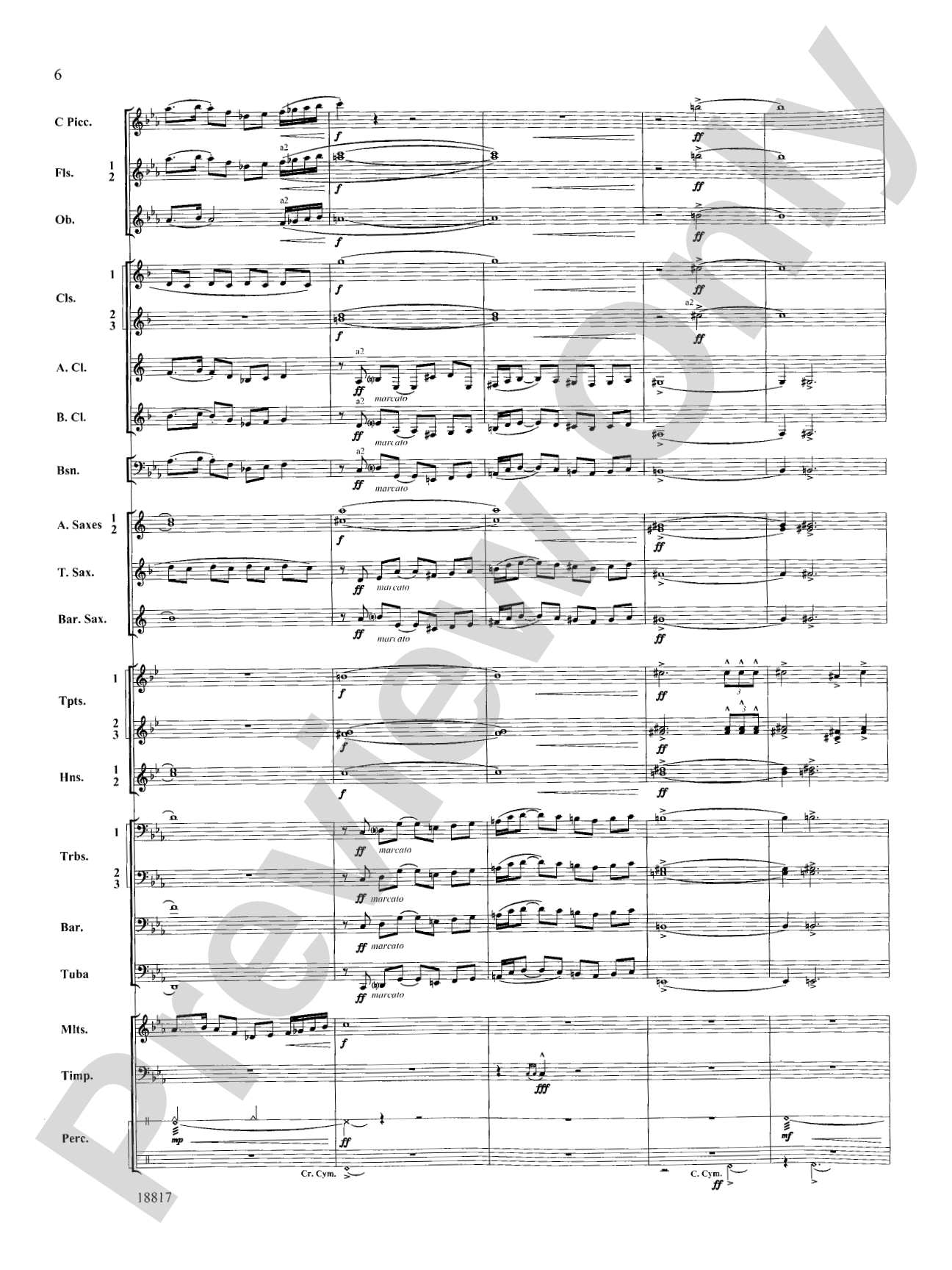 Northwest Rising: Concert Band Conductor Score & Parts