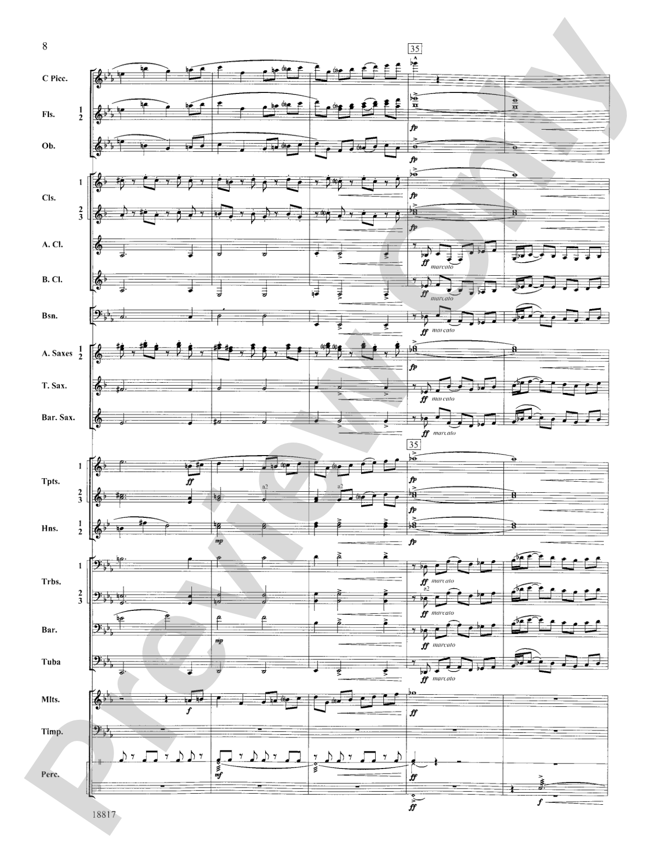 Northwest Rising: Concert Band Conductor Score & Parts