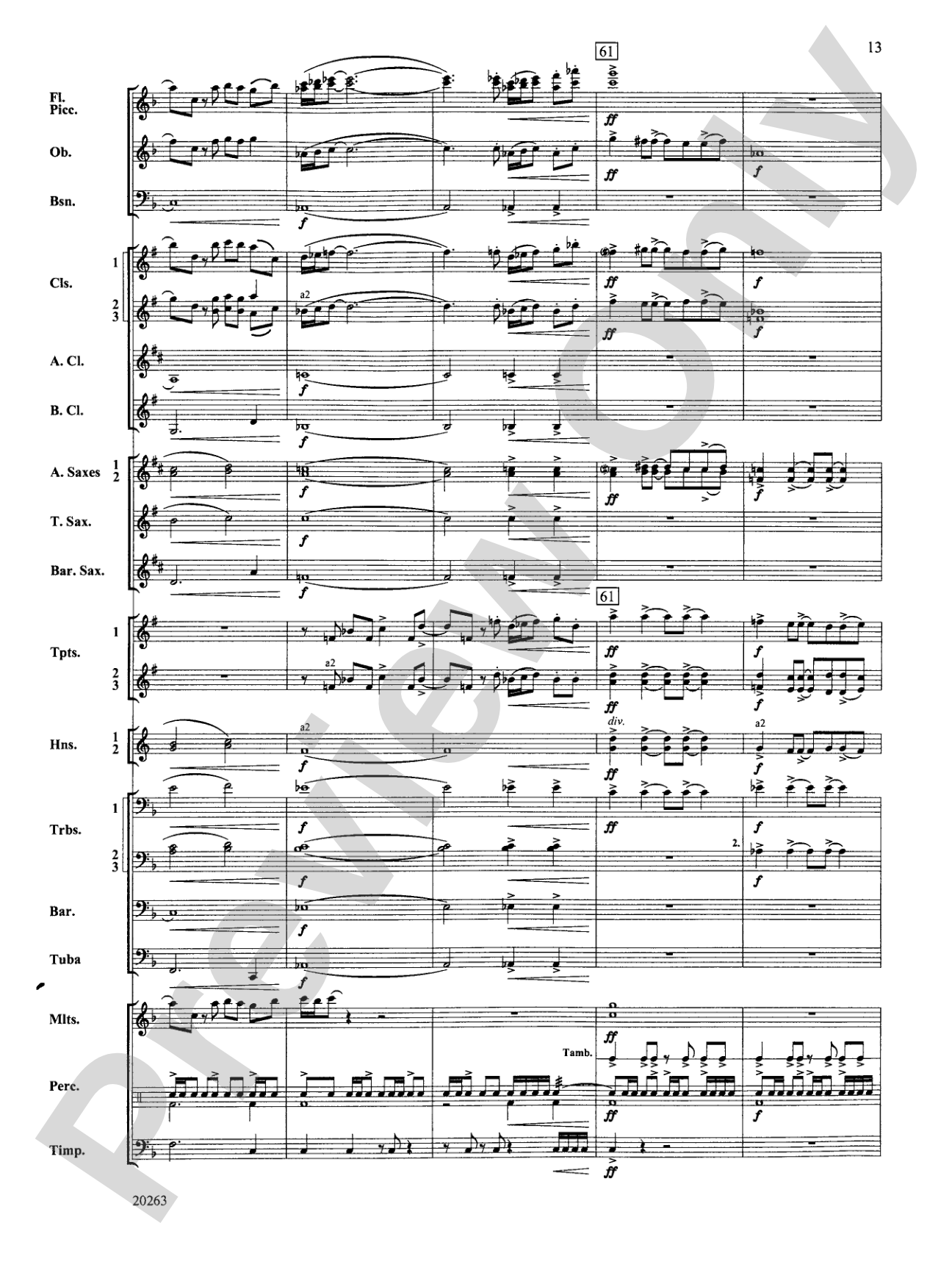 A Simple Celebration: Concert Band Conductor Score & Parts