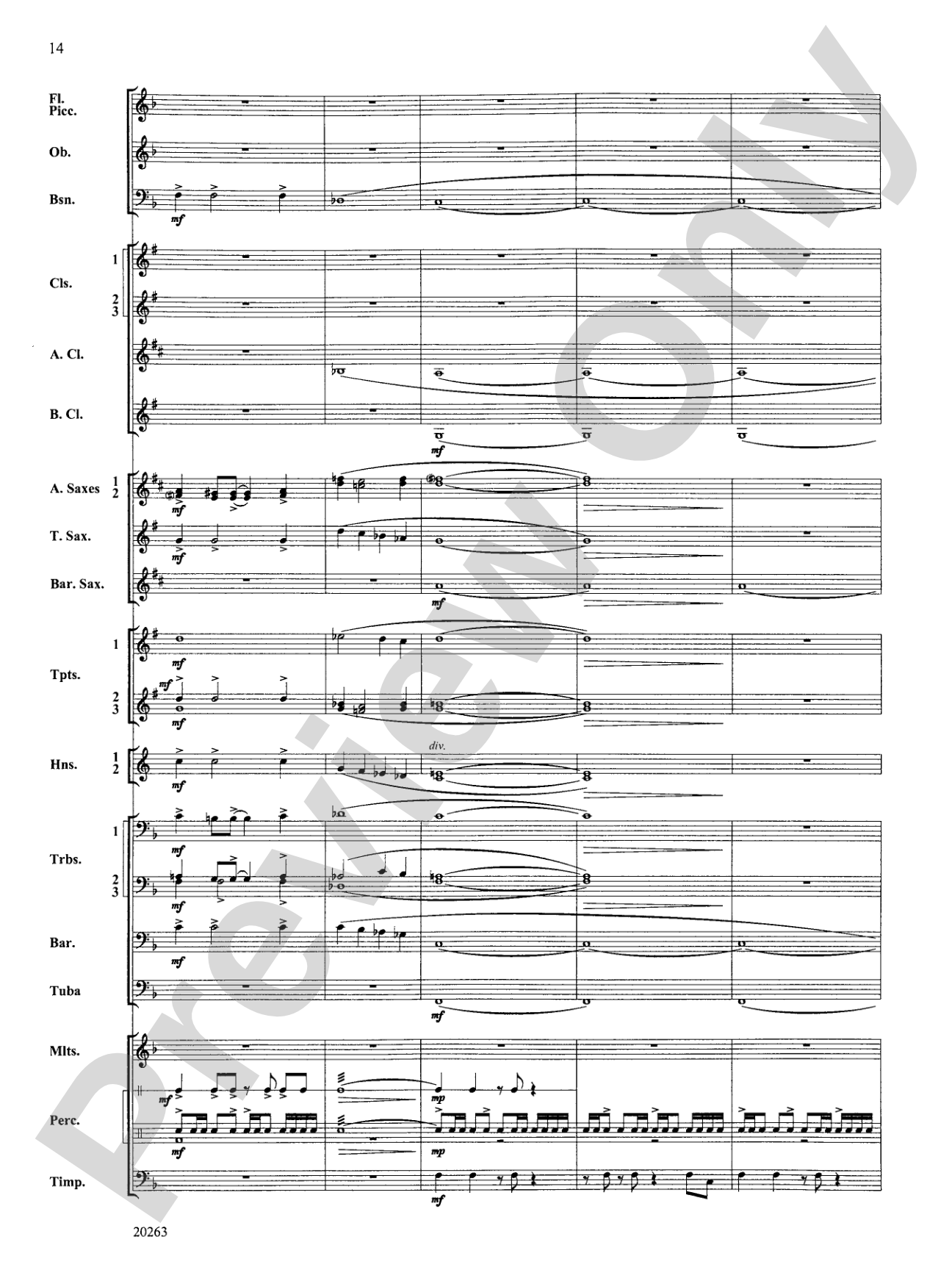 A Simple Celebration: Concert Band Conductor Score & Parts