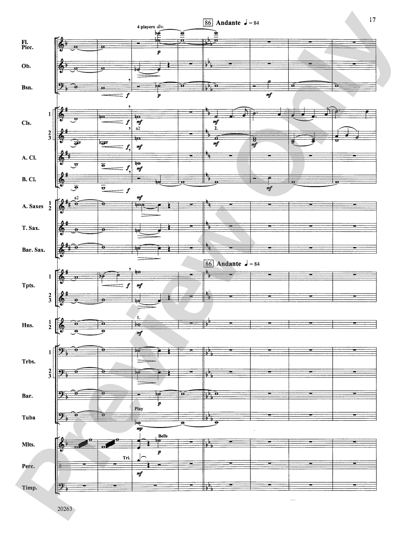A Simple Celebration: Concert Band Conductor Score & Parts